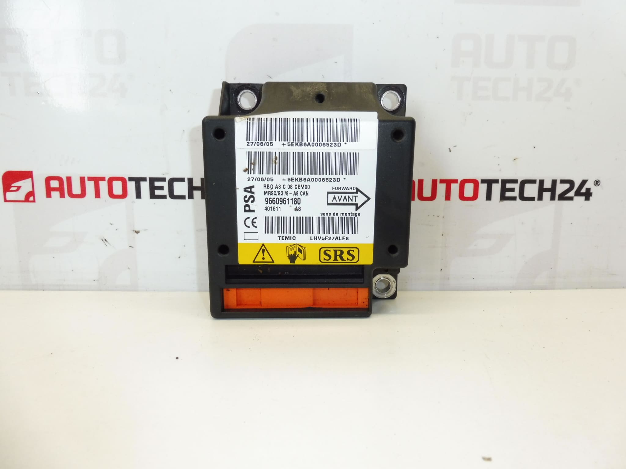 Krockkuddeenhet Citroën C3 9660961180