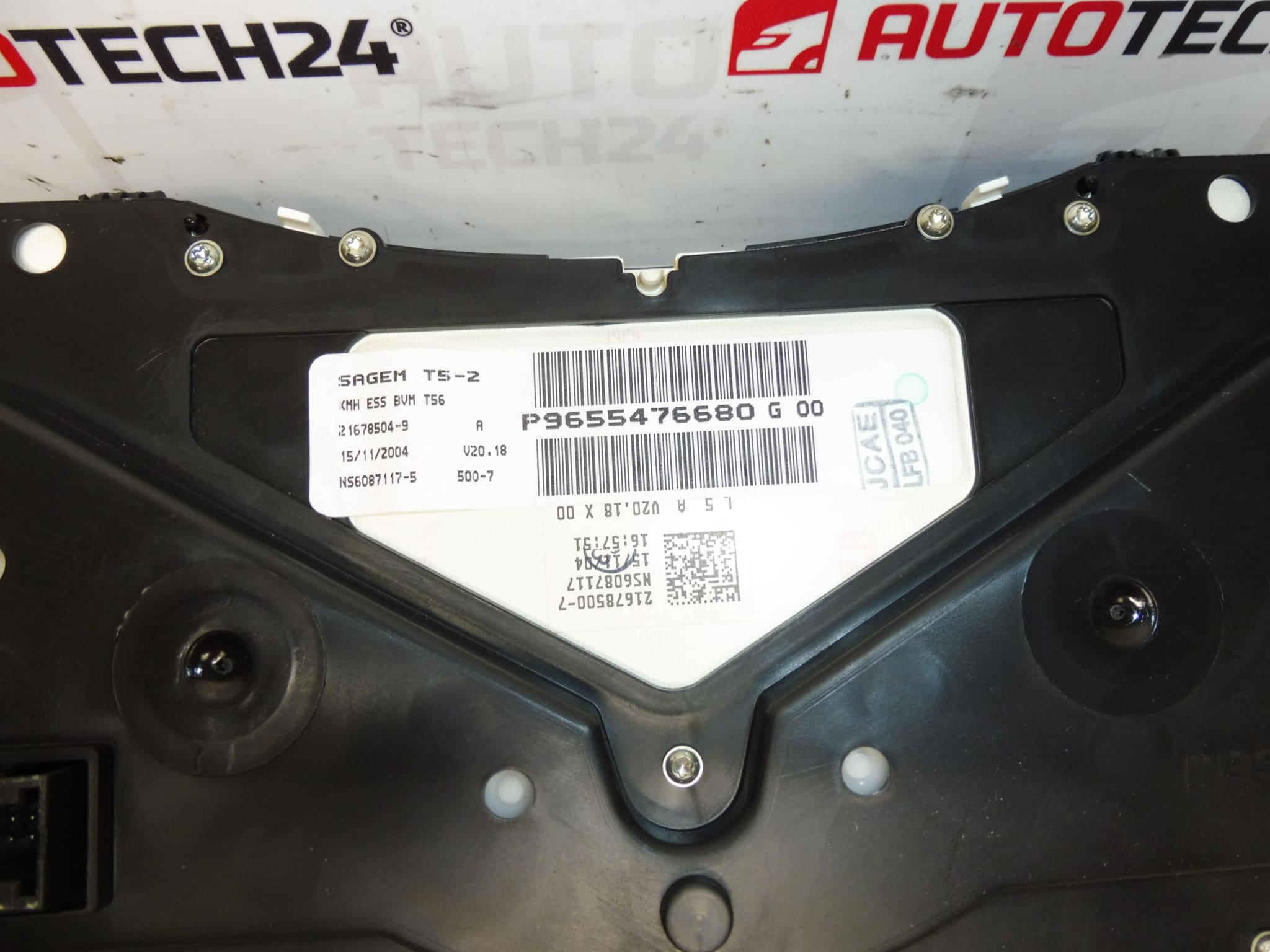 Hastighetsmätare Peugeot 307 körsträcka 149 tusen km 9655476680 6103F4