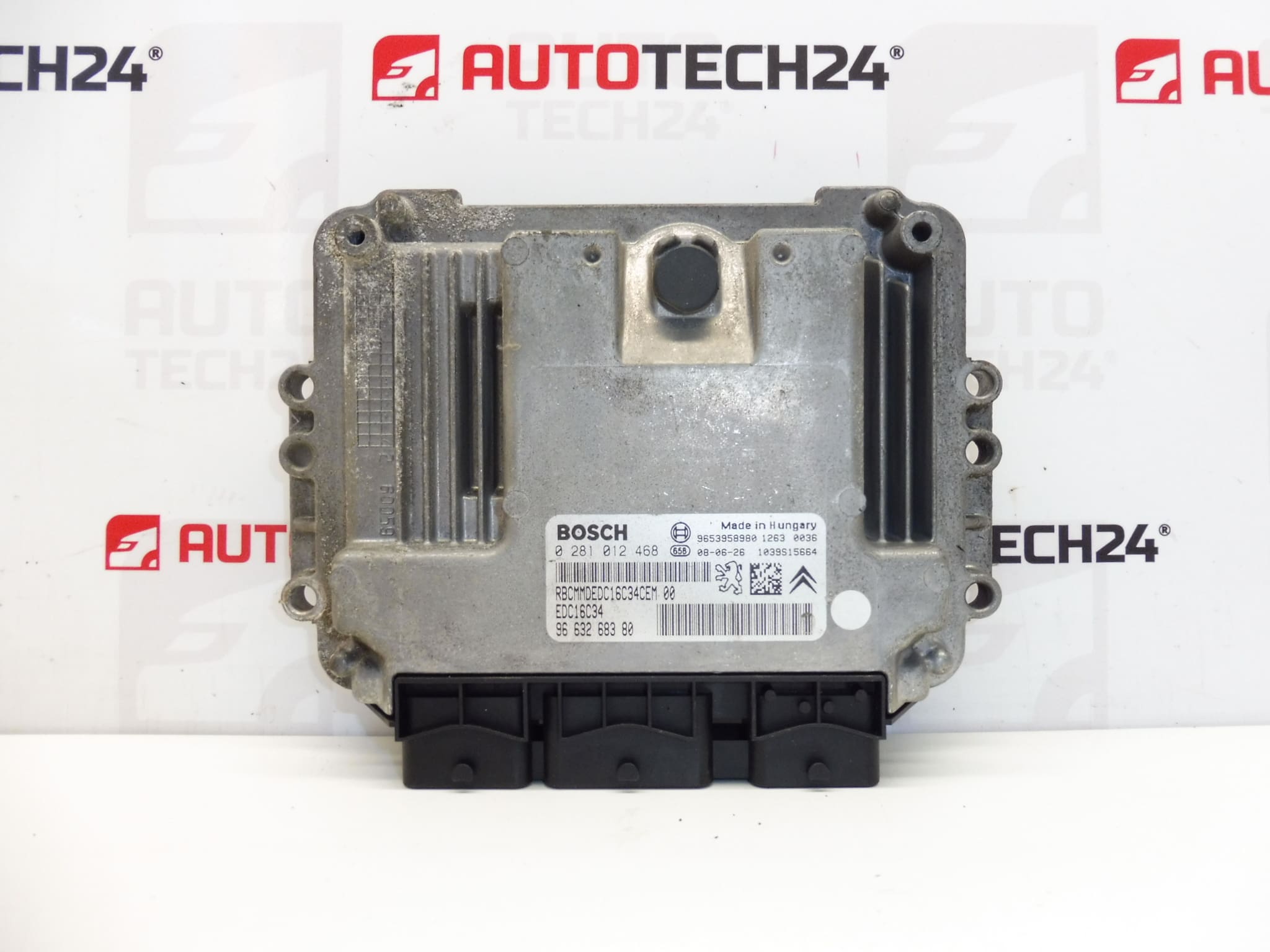 Enhet Bosch EDC16C34 Citroën Xsara Picasso 0281012468 9663268380