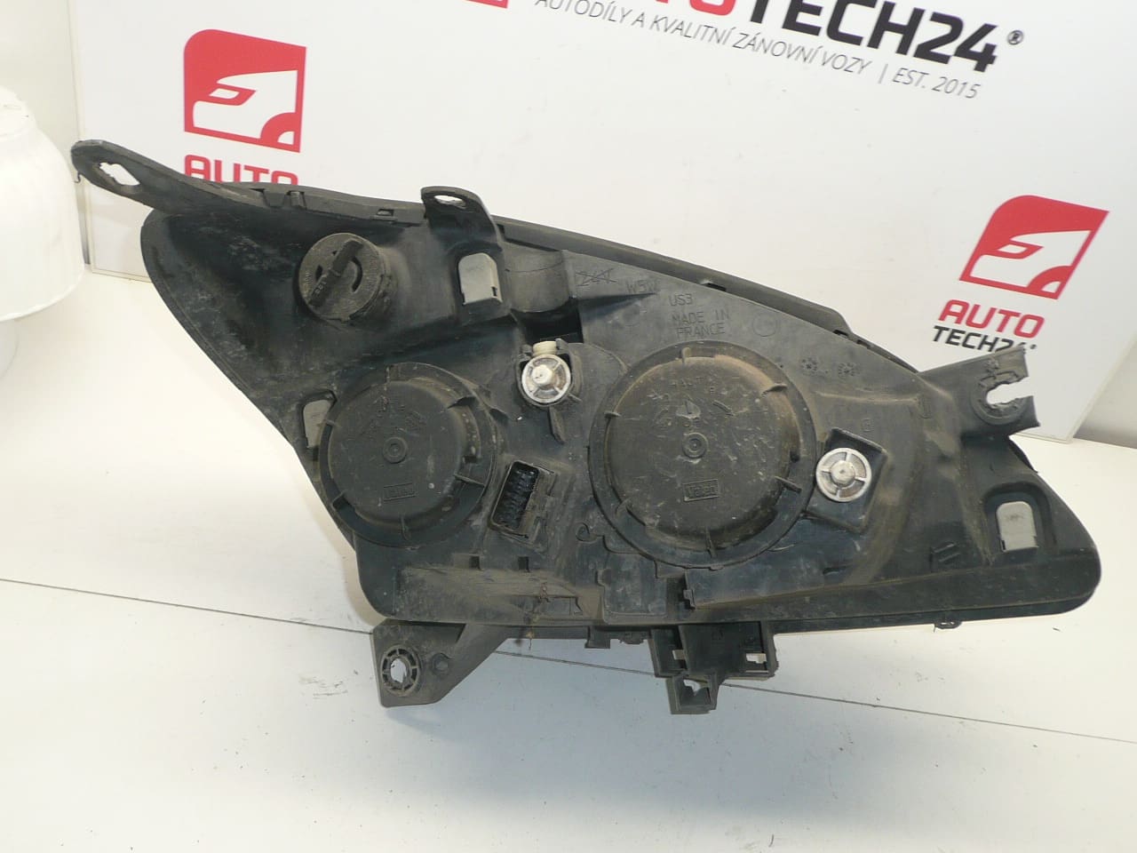 Vänster Strålkastare H4+H7 Citroën C5 9632664880 6204X2 - Bild 2