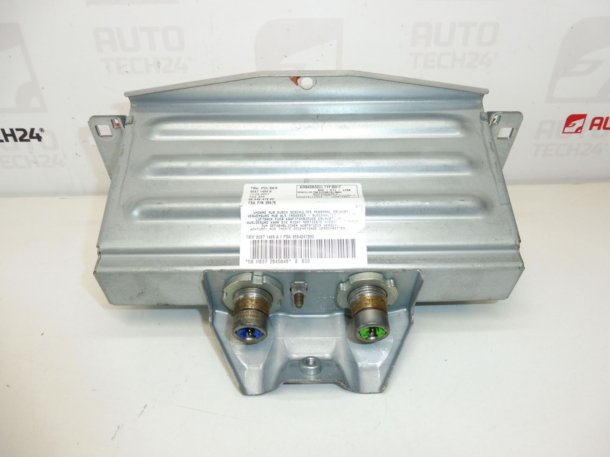 Framsidan Airbag Passagerare Citroën C4 Picasso 9654247280 8216NT - Bild 2