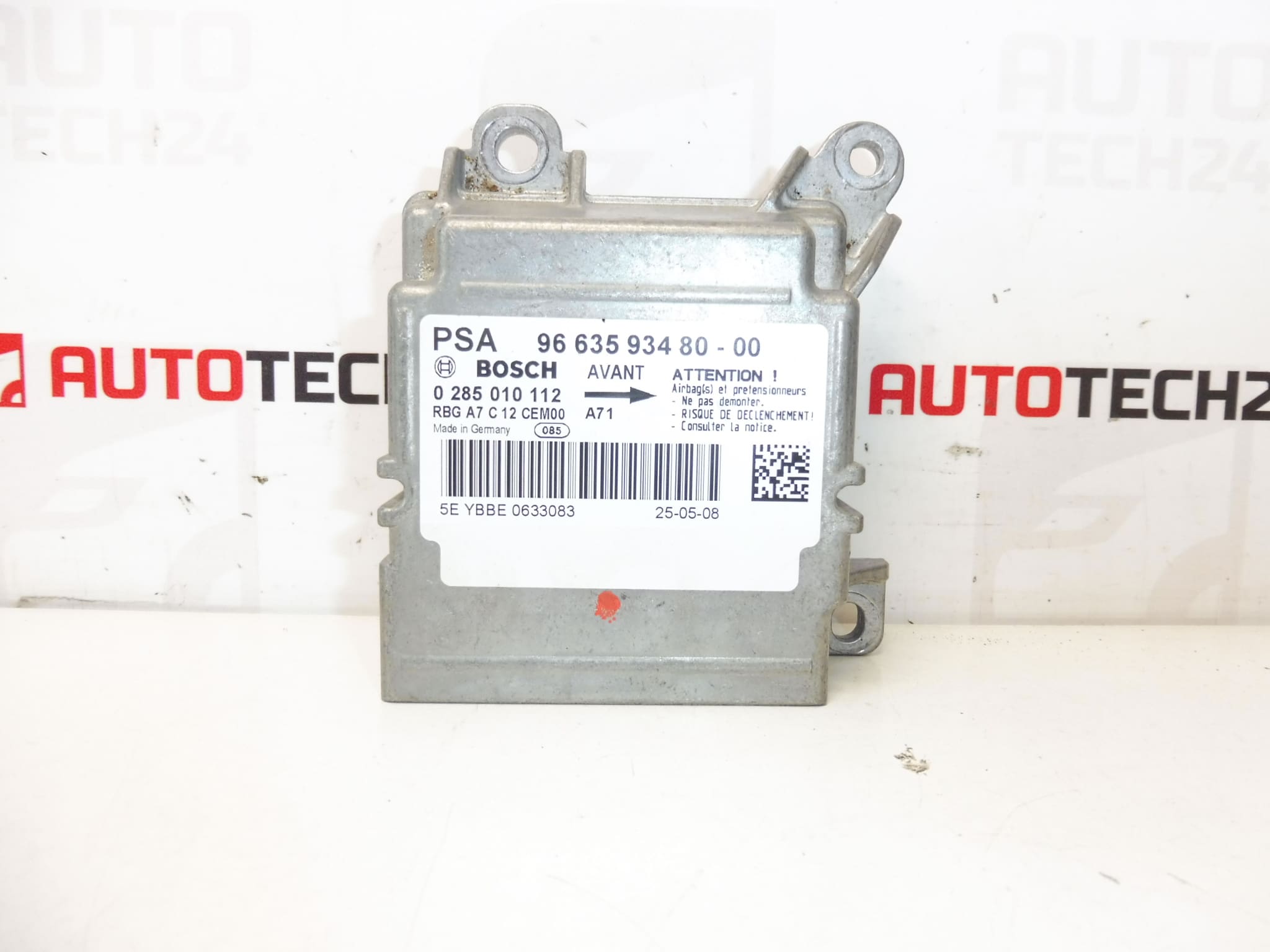 Bosch Peugeot 207 krockkuddeenhet 9663593480 0285010112 654664