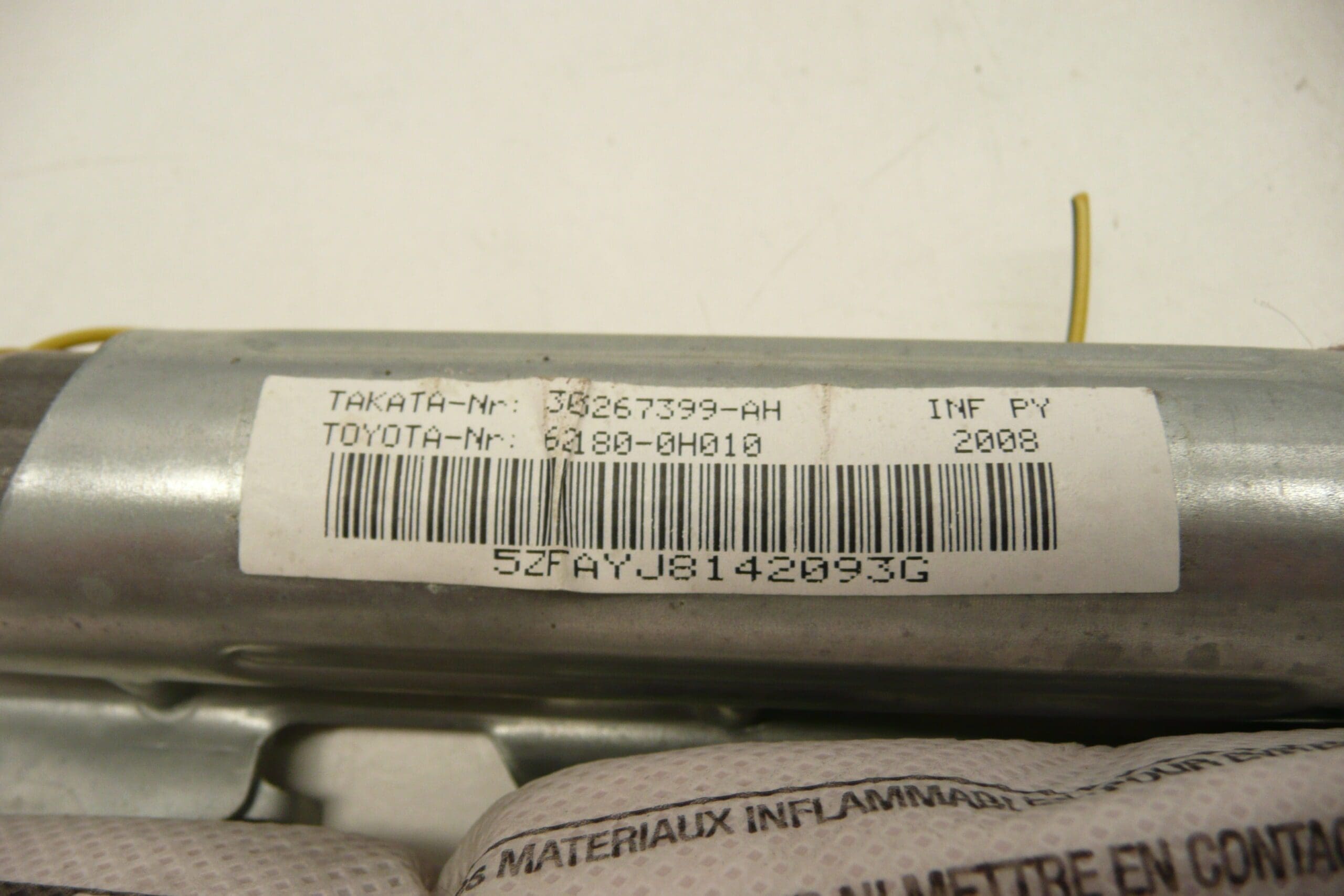 Airbag Vänster Takstol Citro&ebreve;n C1 Peugeot 107 62180-0H010 8331E1 - Bild 2