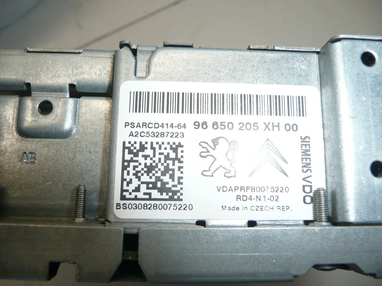 Autoradio CD RD4-N1-02 Citroën Peugeot 96650205XH - Bild 2