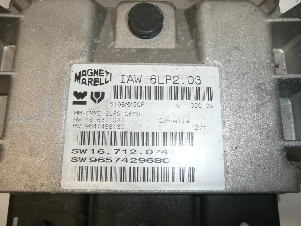 ECU IAW 6LP2.03 1.4 16V Citroën Peugeot 9657429680 - Bild 2