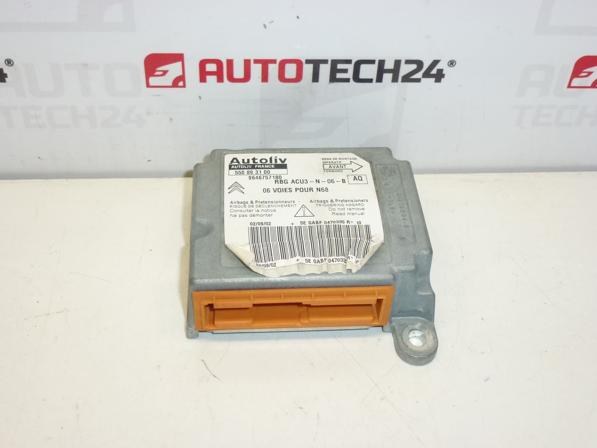 ECU krockkudde Citroën Xsara Picasso 550893100 9646757180 8216S2