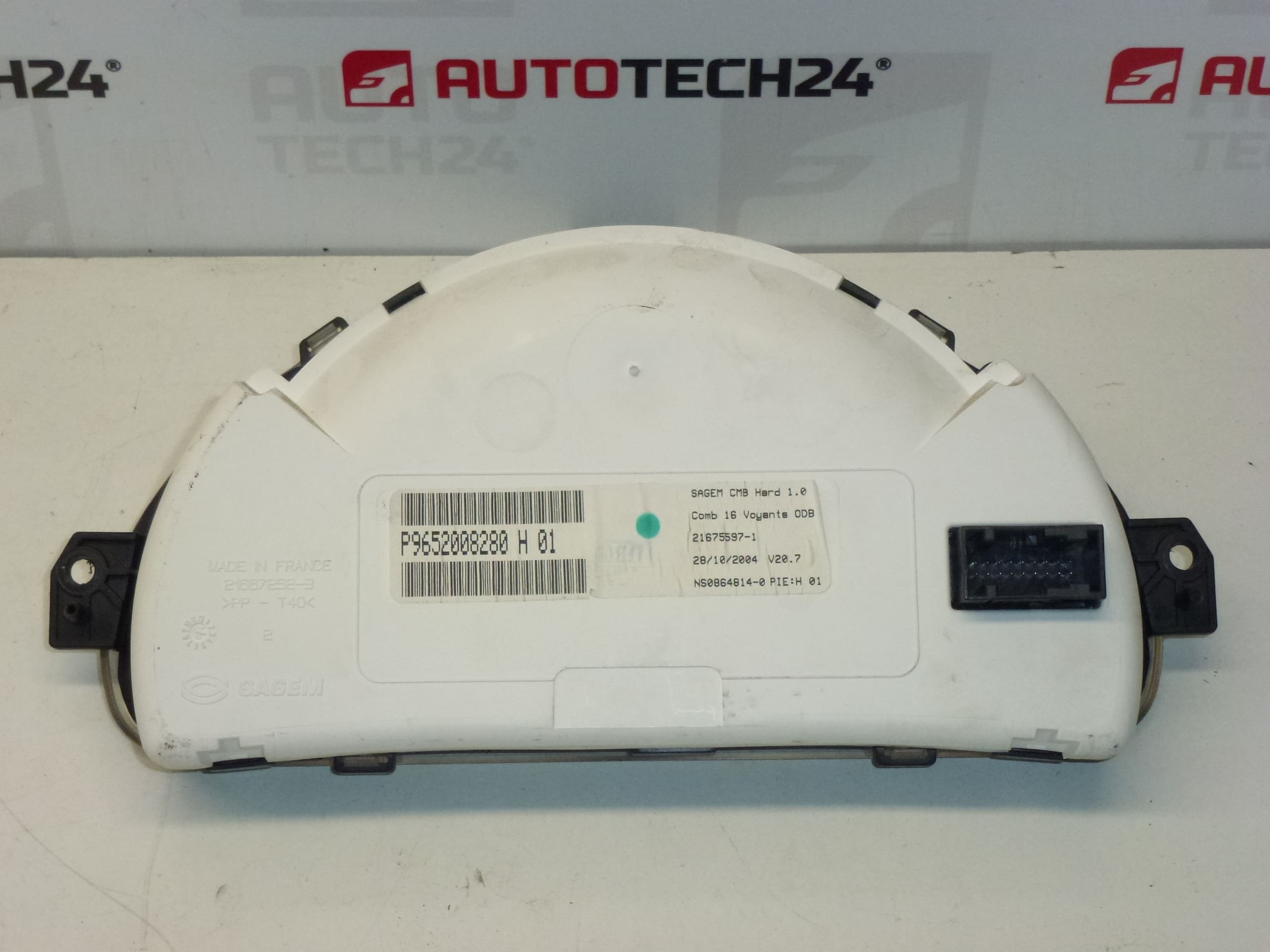 Tachometer för Citroën C2 C3 189000 km 9652008280 6105EV - Bild 2