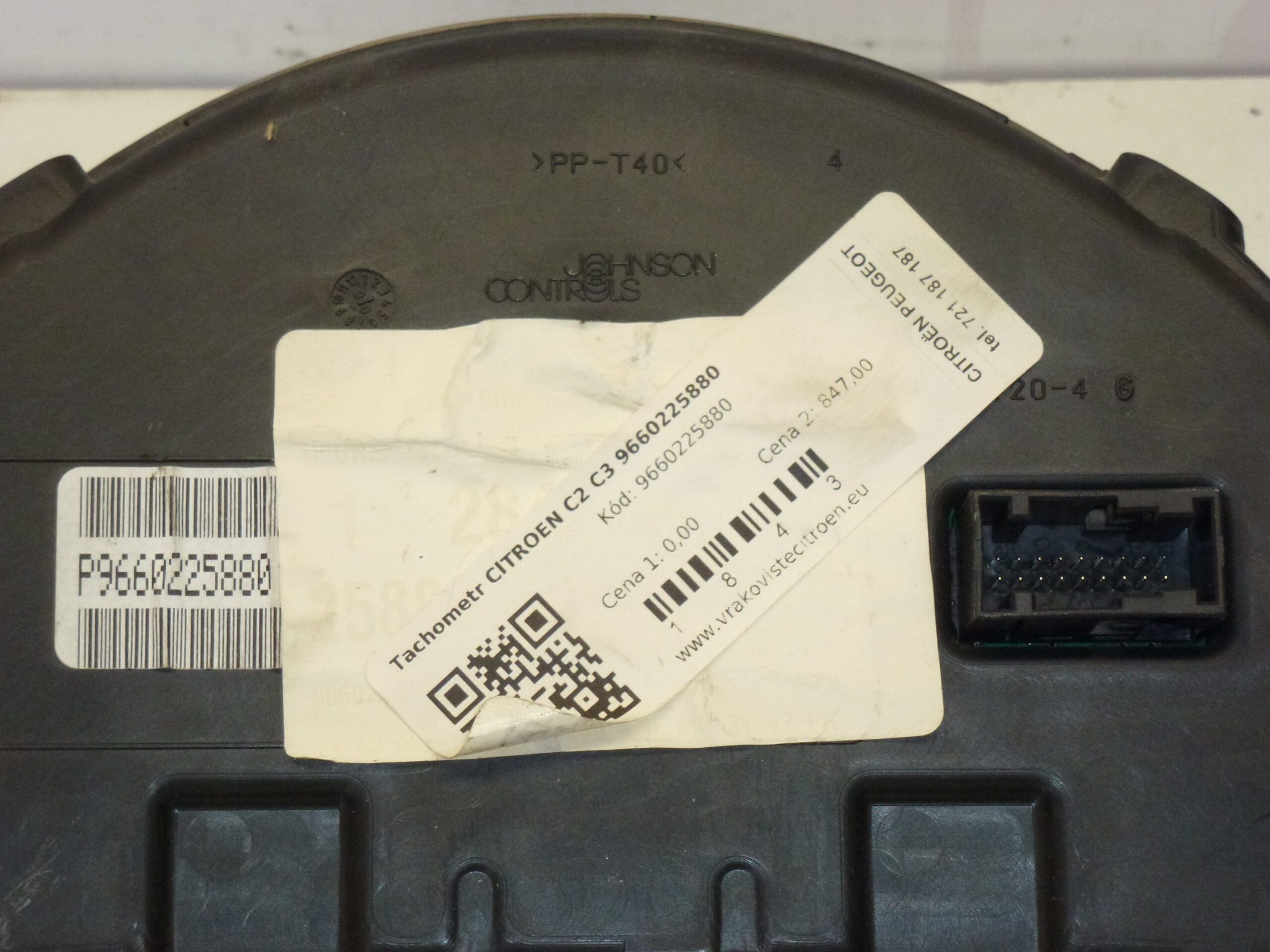 Varvräknare Citroën C2 C3 9660225880 6105WL - Bild 2