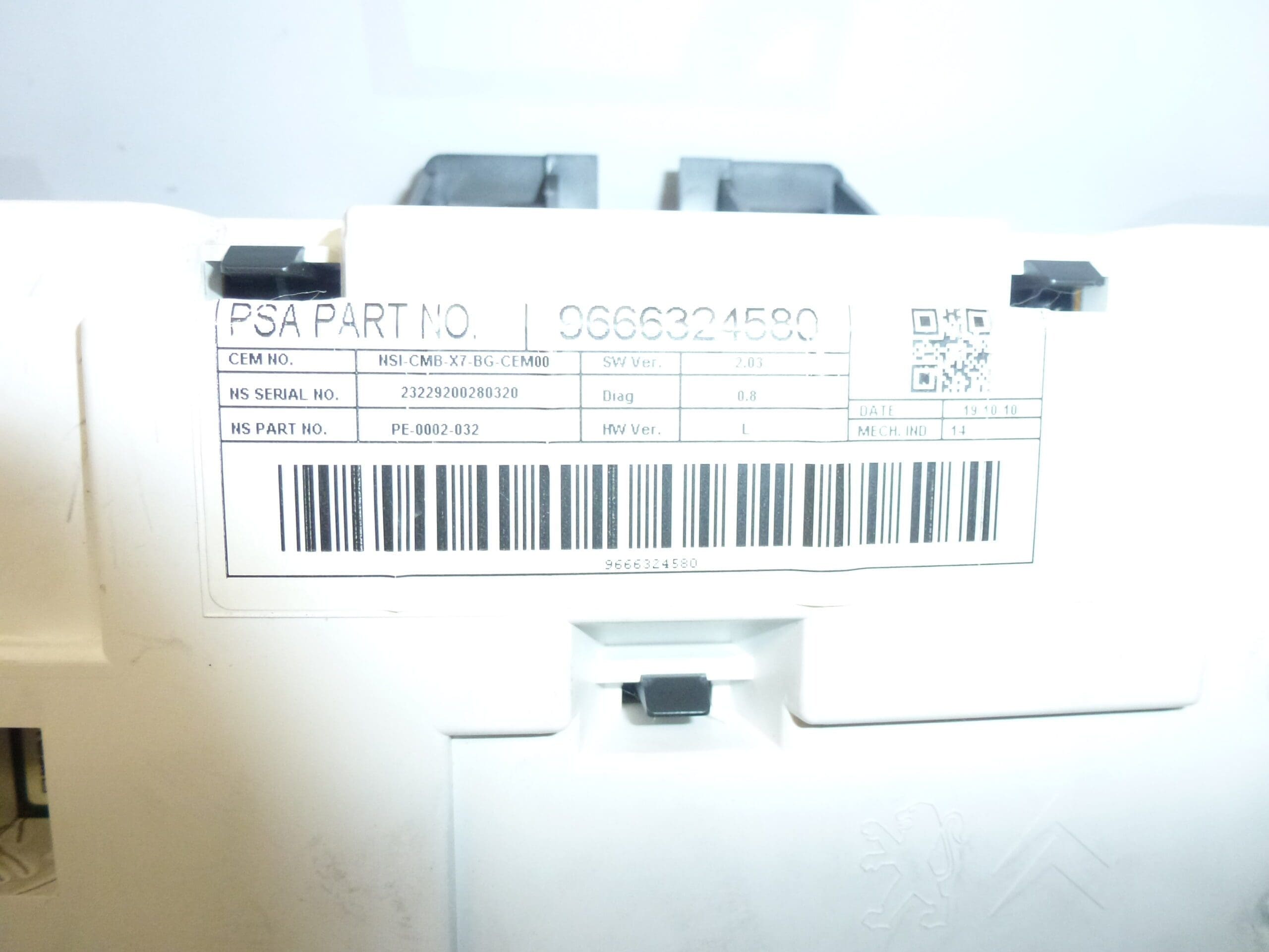 Varvräknare Citroën C5 X7 158000km 9666324580 6103PC - Bild 2