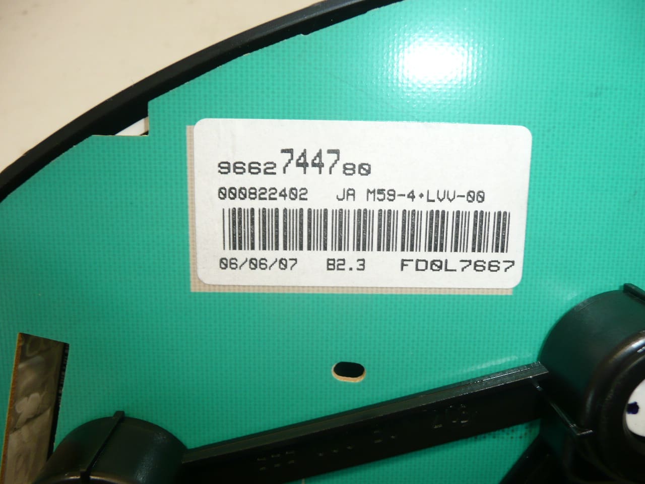 Tachometer Tempomat Citroën Peugeot 240000 km 9662744780 6105X5 - Bild 2