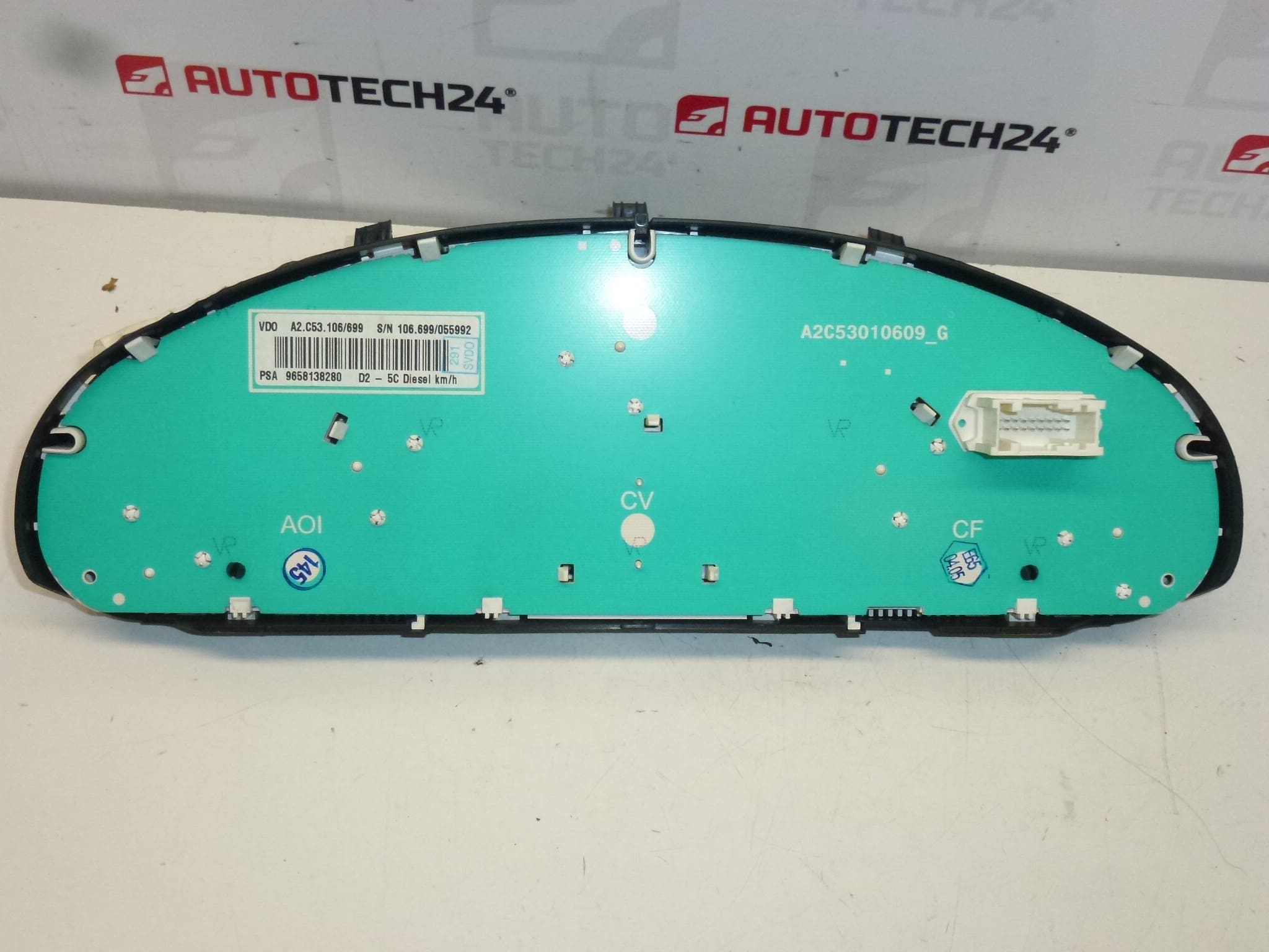 Varvräknare Peugeot 407 289 tusen km 9658138280 - Bild 2