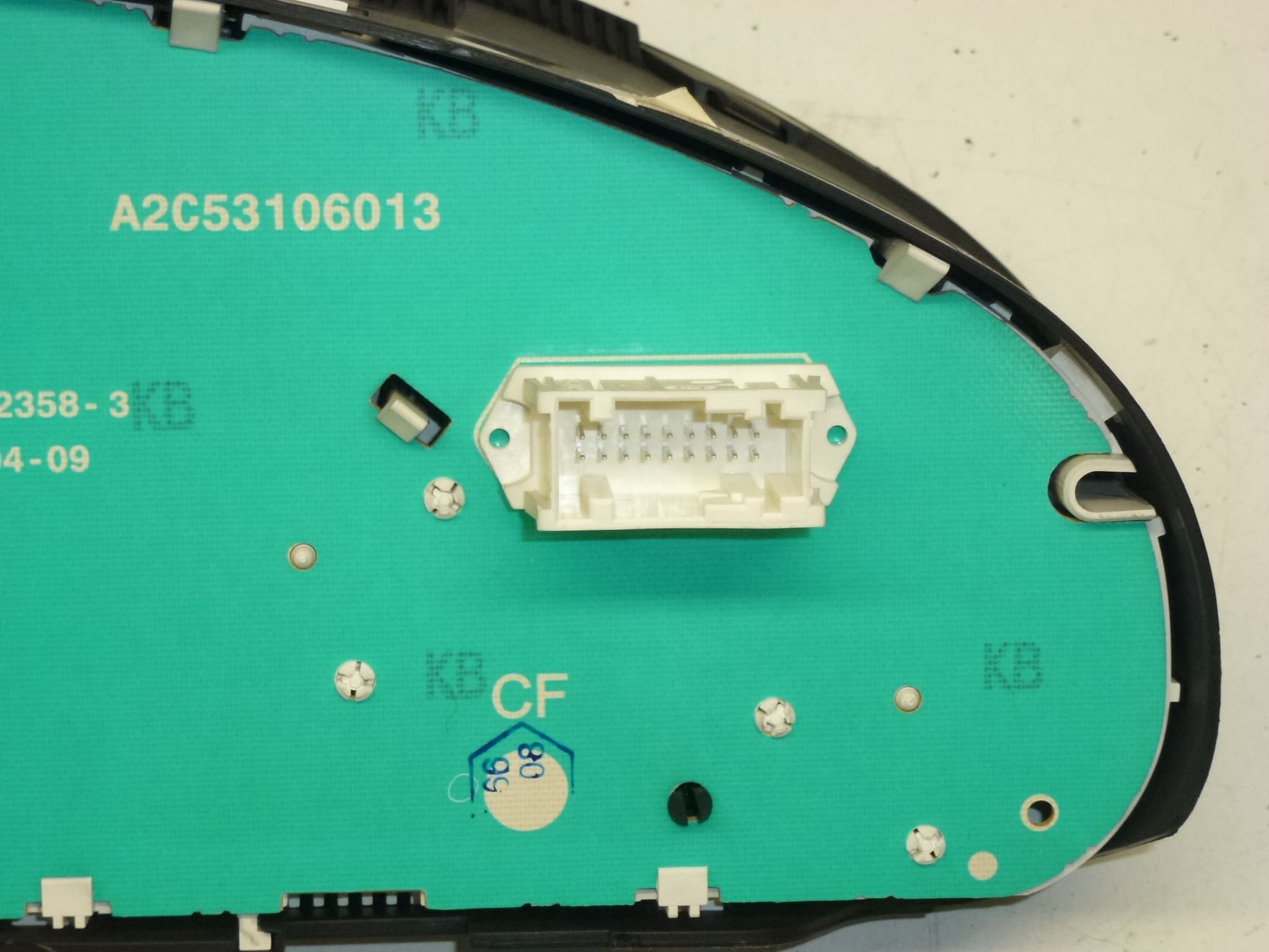 Tachometer Peugeot 407 - 280000 km - 9664690380 610395 - Bild 2