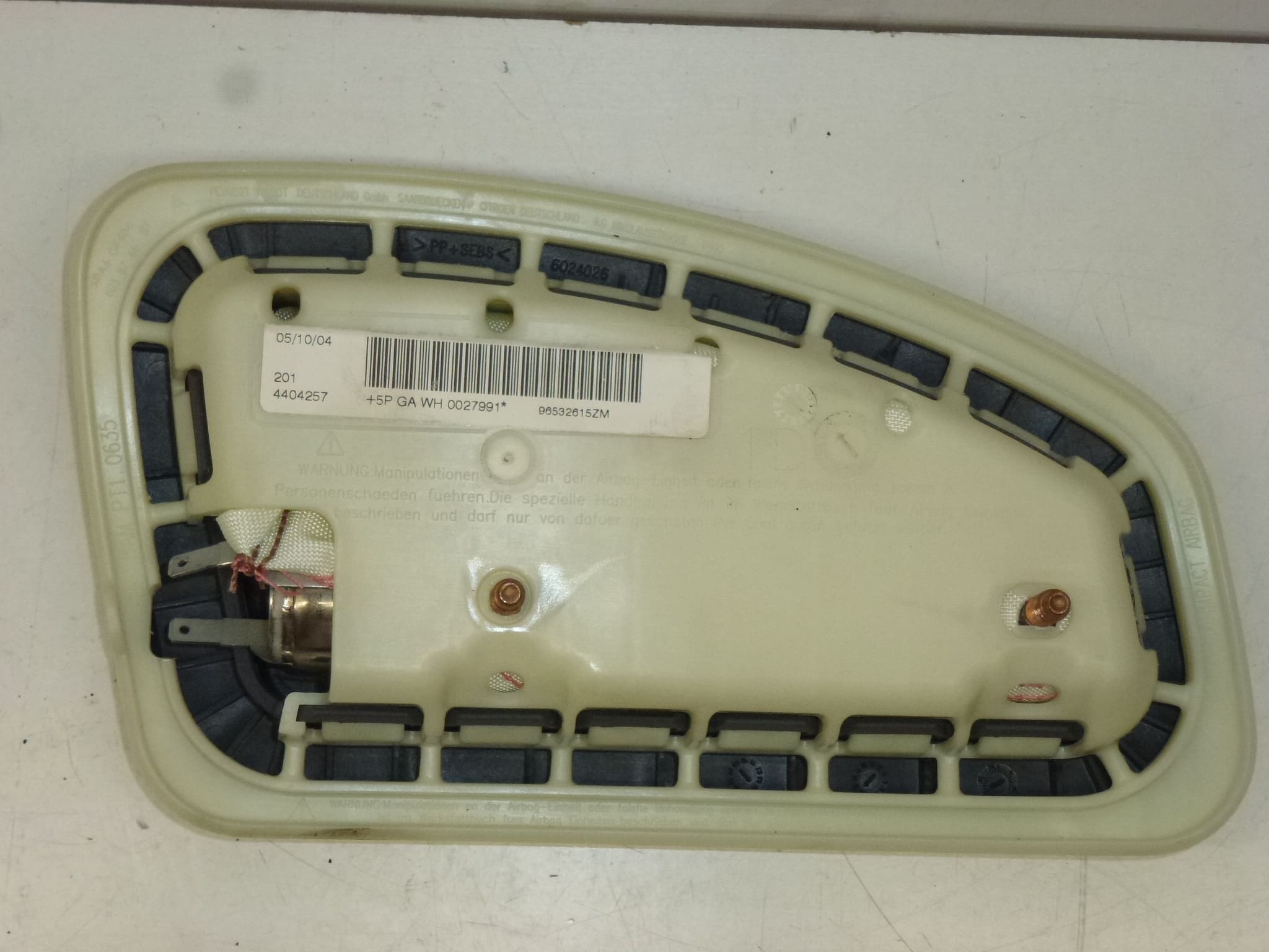 Höger Sidokrockkudde Peugeot 407 96532615ZM 8216FA - Bild 2