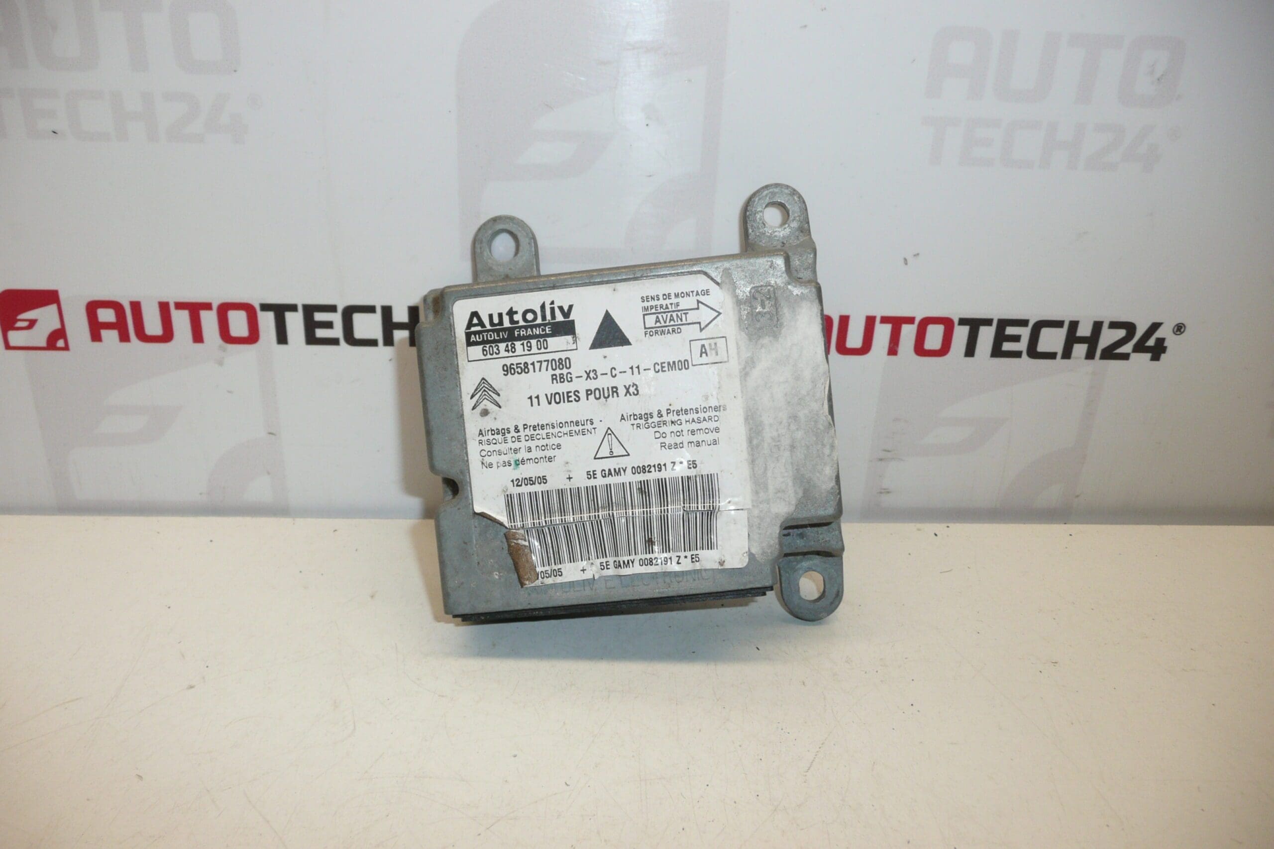 Krockkuddeenhet Citroën C5 II 9658177080