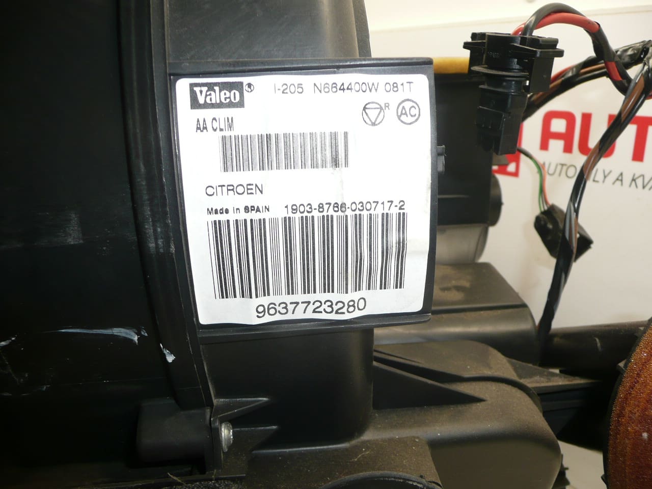 Värmesystem Klimatanläggning Citroën C2 C3 9637723380 6450KQ - Bild 2