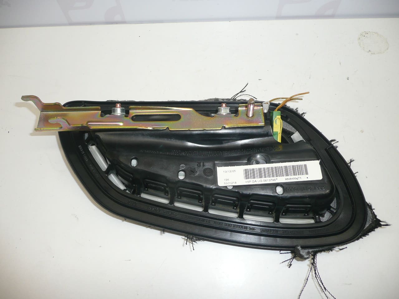 Krockkudde för passagerarsidan höger Peugeot 206 96484354ZR 8216AA - Bild 2