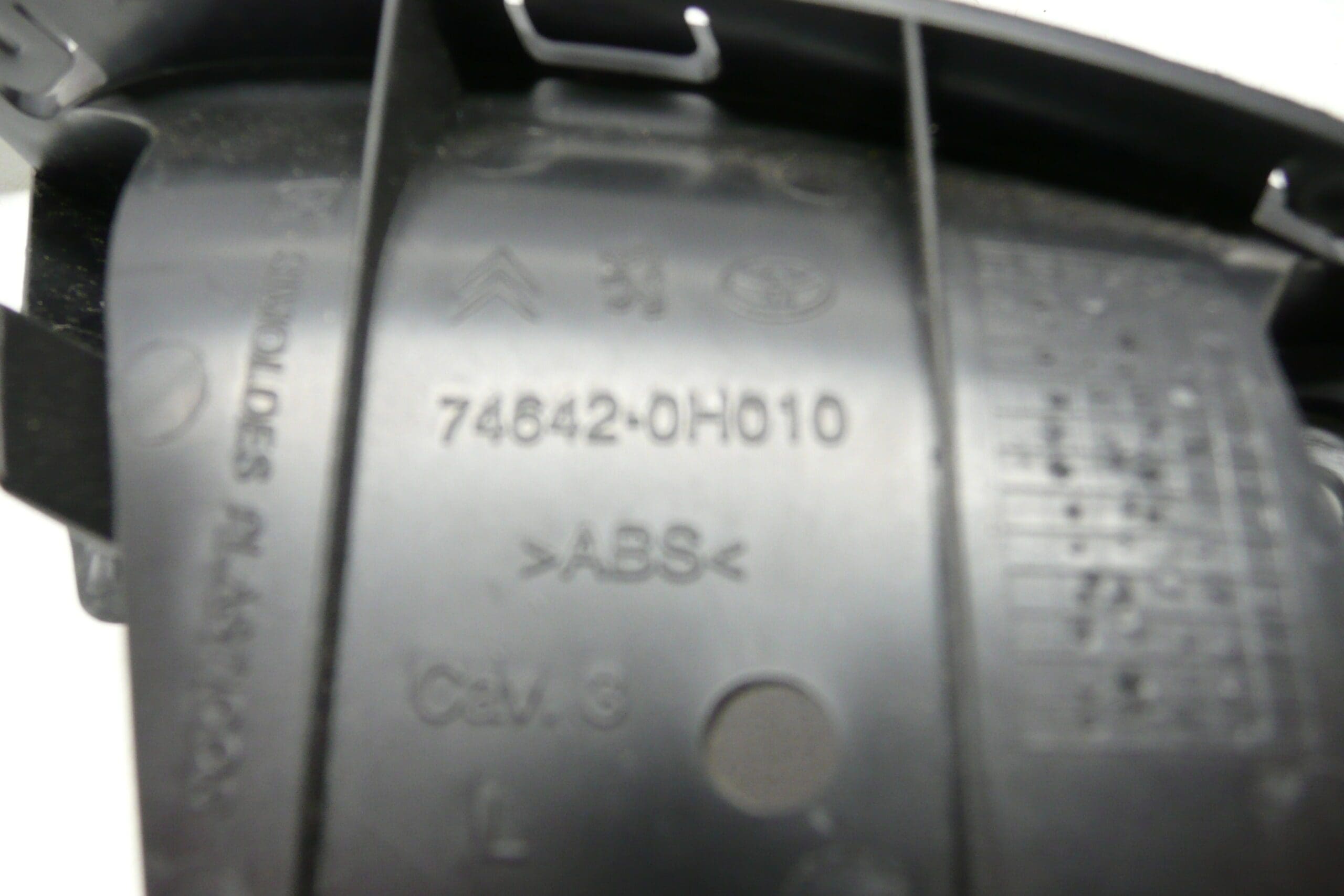 Inre Vänster Handtag Citroën C1 Peugeot 107 Vit 74646-0H010 74642-0H010 - Bild 2