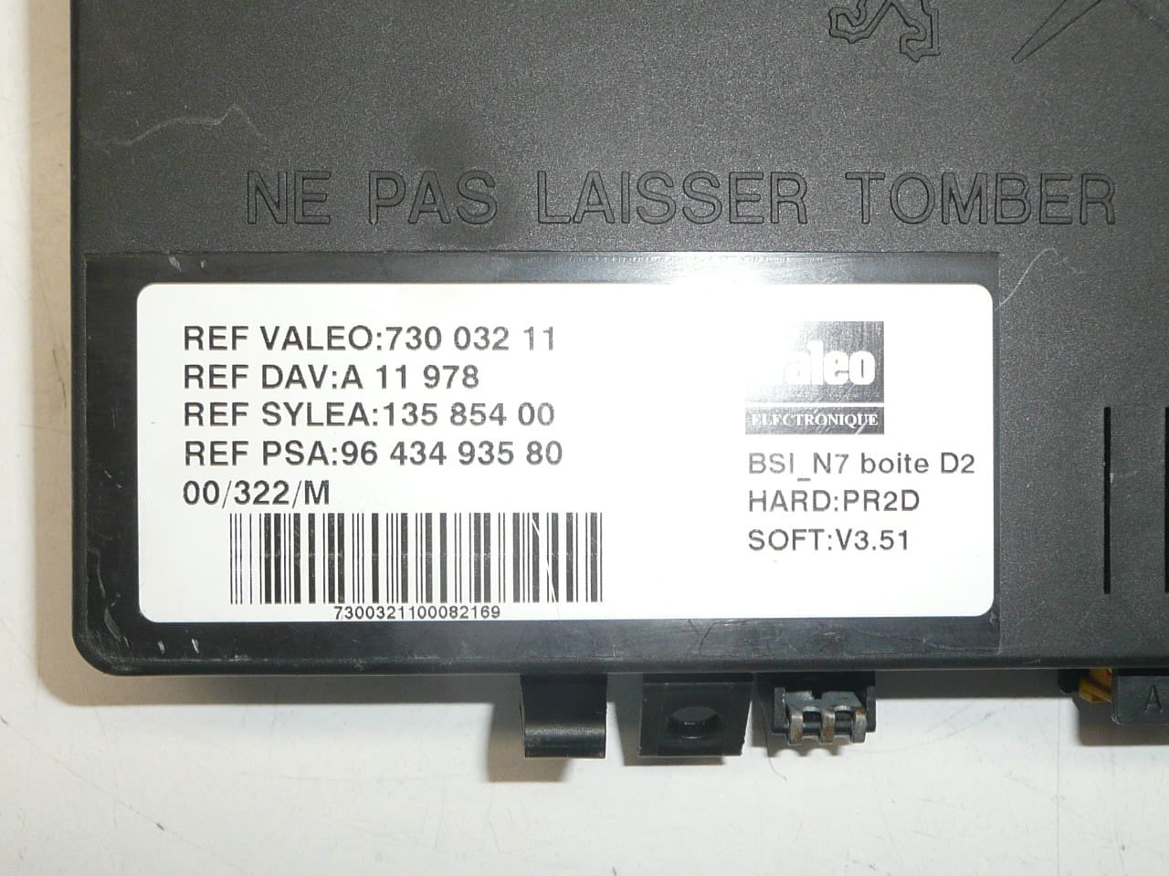 Valeo BSI_N7 enhet D2 Citroën Xsara II 9643493480 73003111 - Bild 2