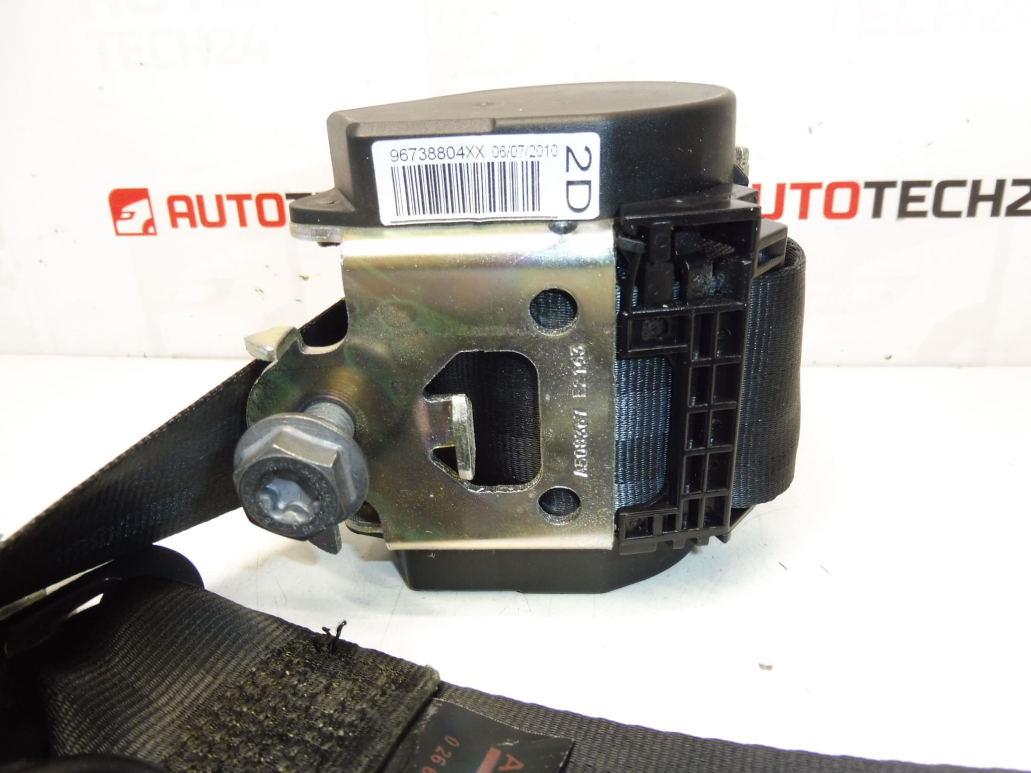 Höger bak säkerhetsbälte Peugeot 207 96738804XX 8975XK - Bild 2