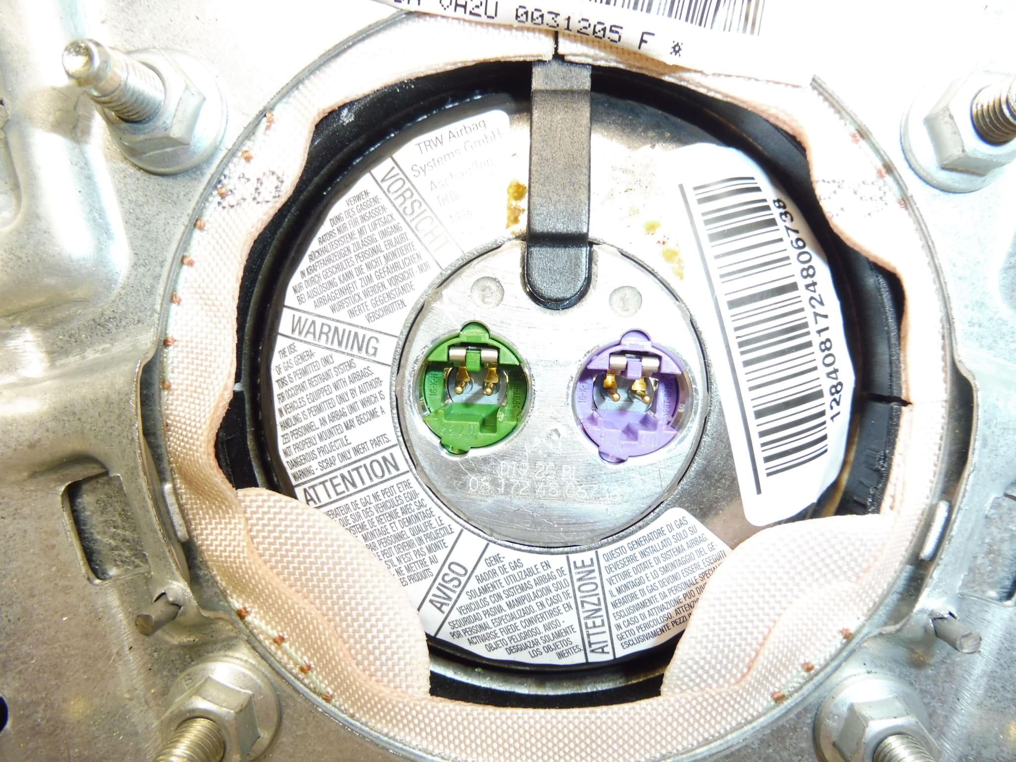 Förarkrockkudde Citroën C8 14012796ZD 4112NR