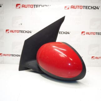 Spegel vänster röd Citroën C1 Peugeot 107 87940-0H010 87940-0H011