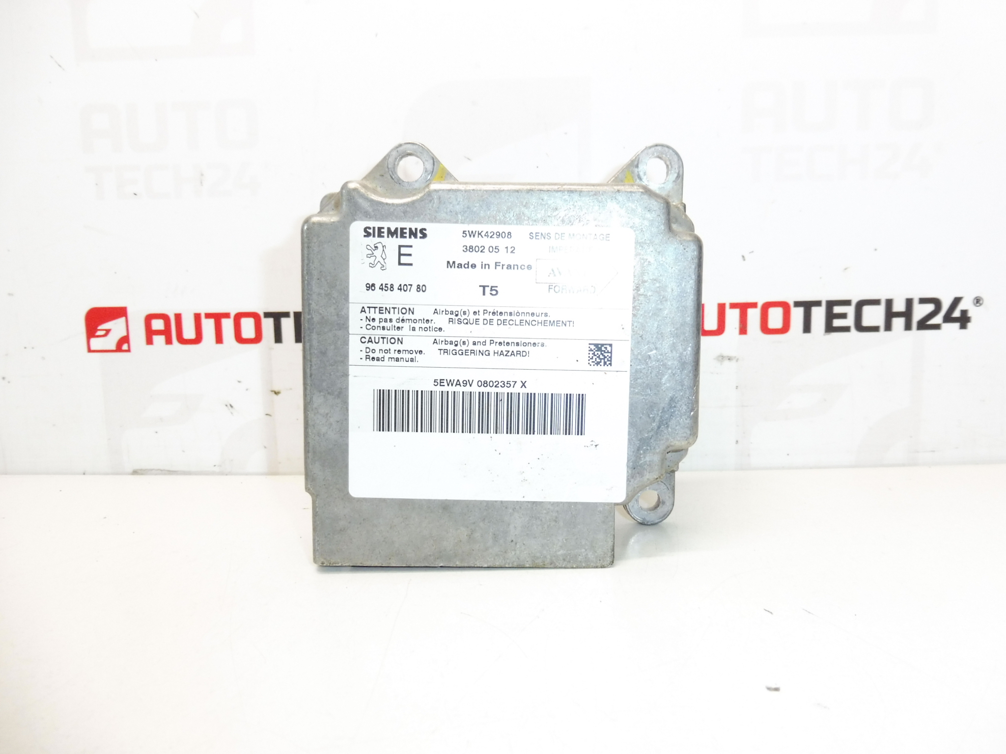 Siemens Peugeot 307 Airbag Unit 9645840780 6545HE