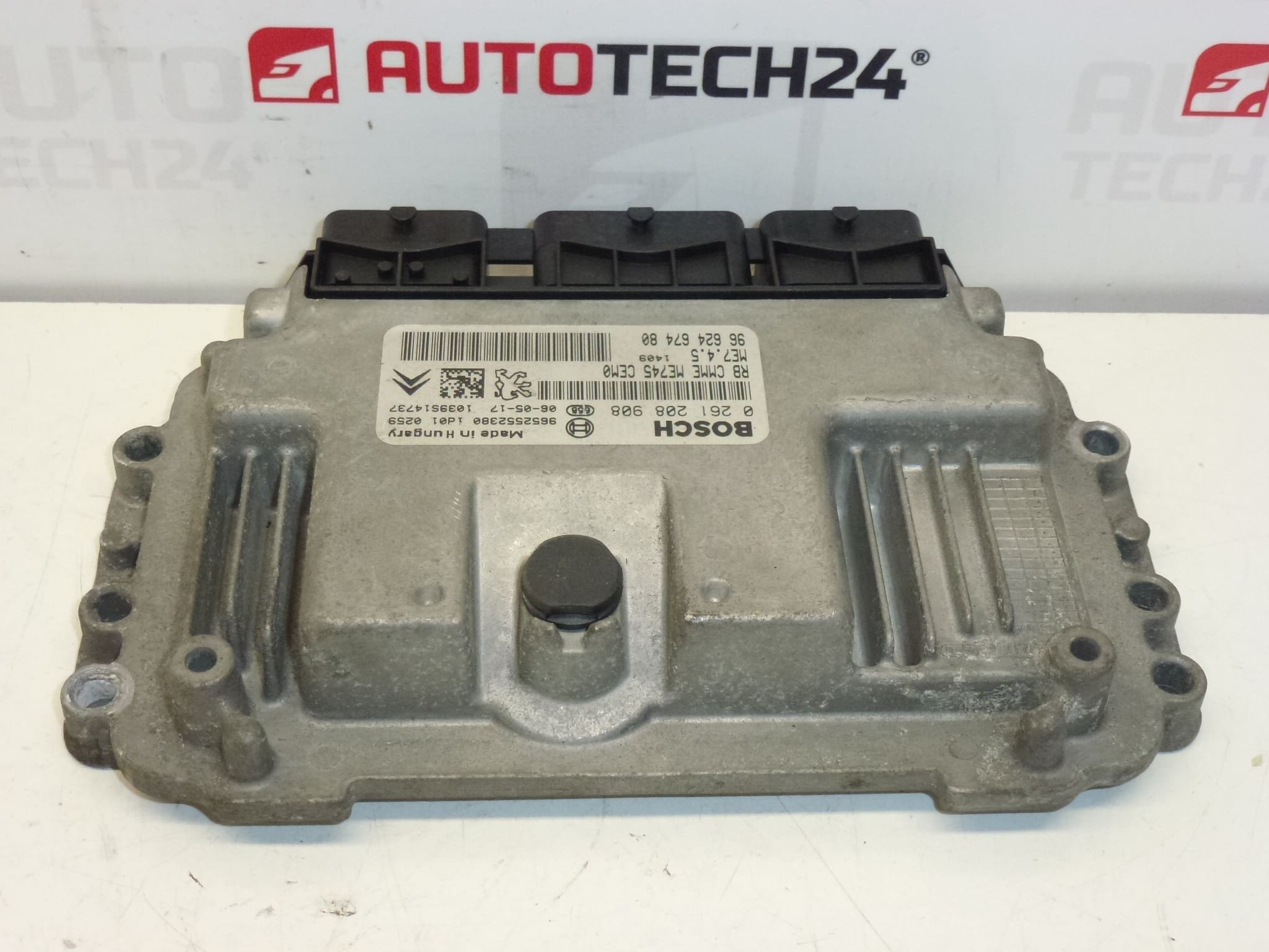 Motorstyrenhet ECU Bosch ME7.4.5 0261208908 9662467480 9652552380 - Bild 2