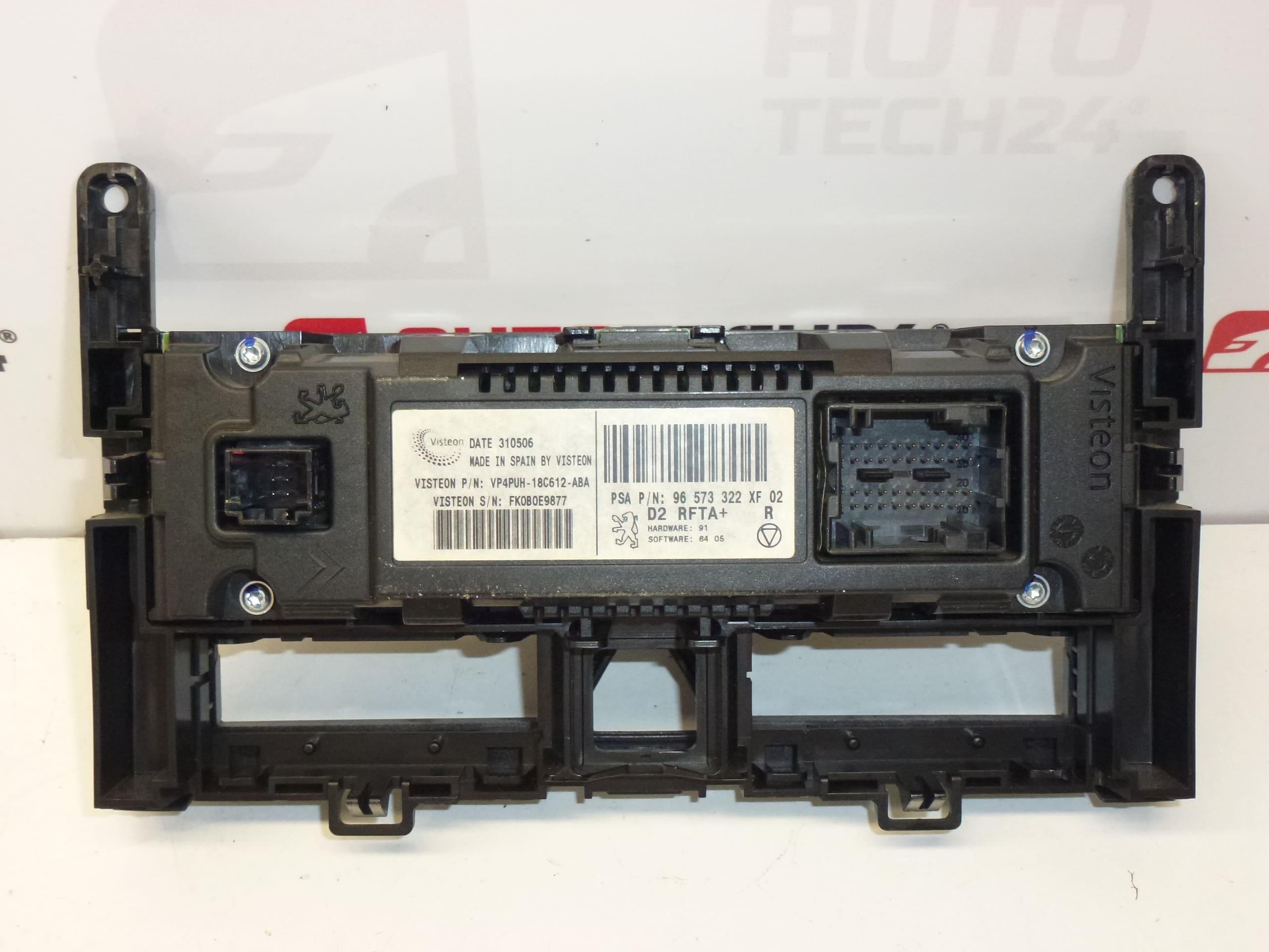 Värmesystemkontroll Klimatanläggning Peugeot 407 96573322XF 6451SC - Bild 2