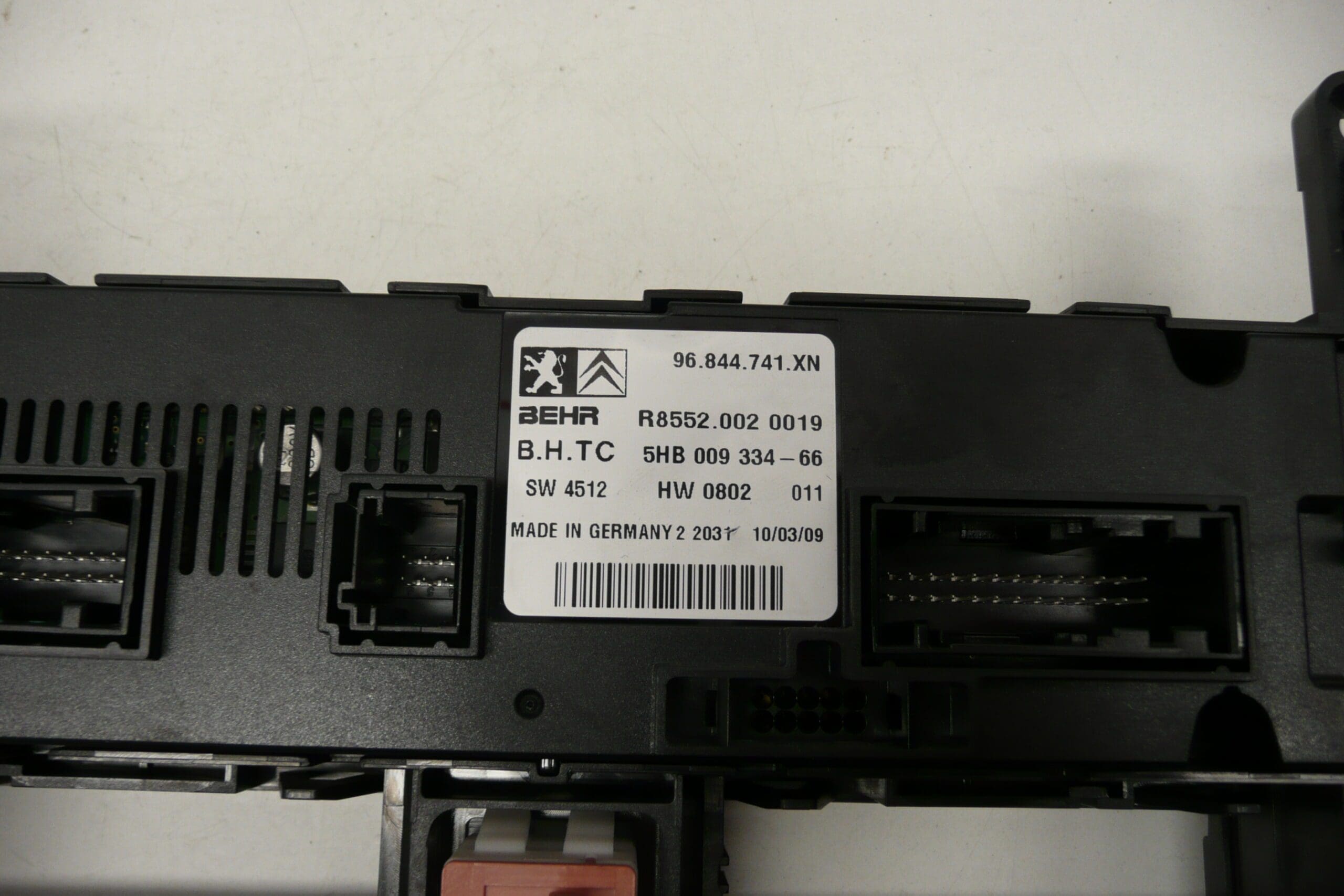 Värmesystem Kontroller Klimatanläggning Peugeot 407 96844741XN 6452J8 - Bild 2