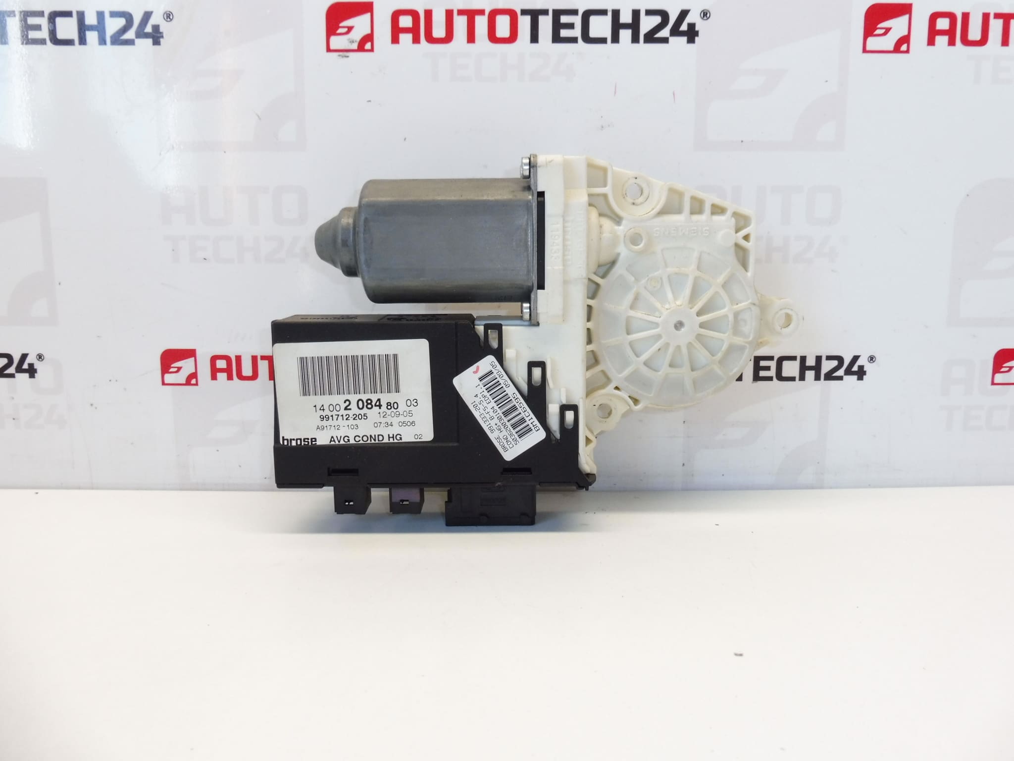 Vänster främre fönsterlindningsmotor Citroën Peugeot 1400208480 9221V4