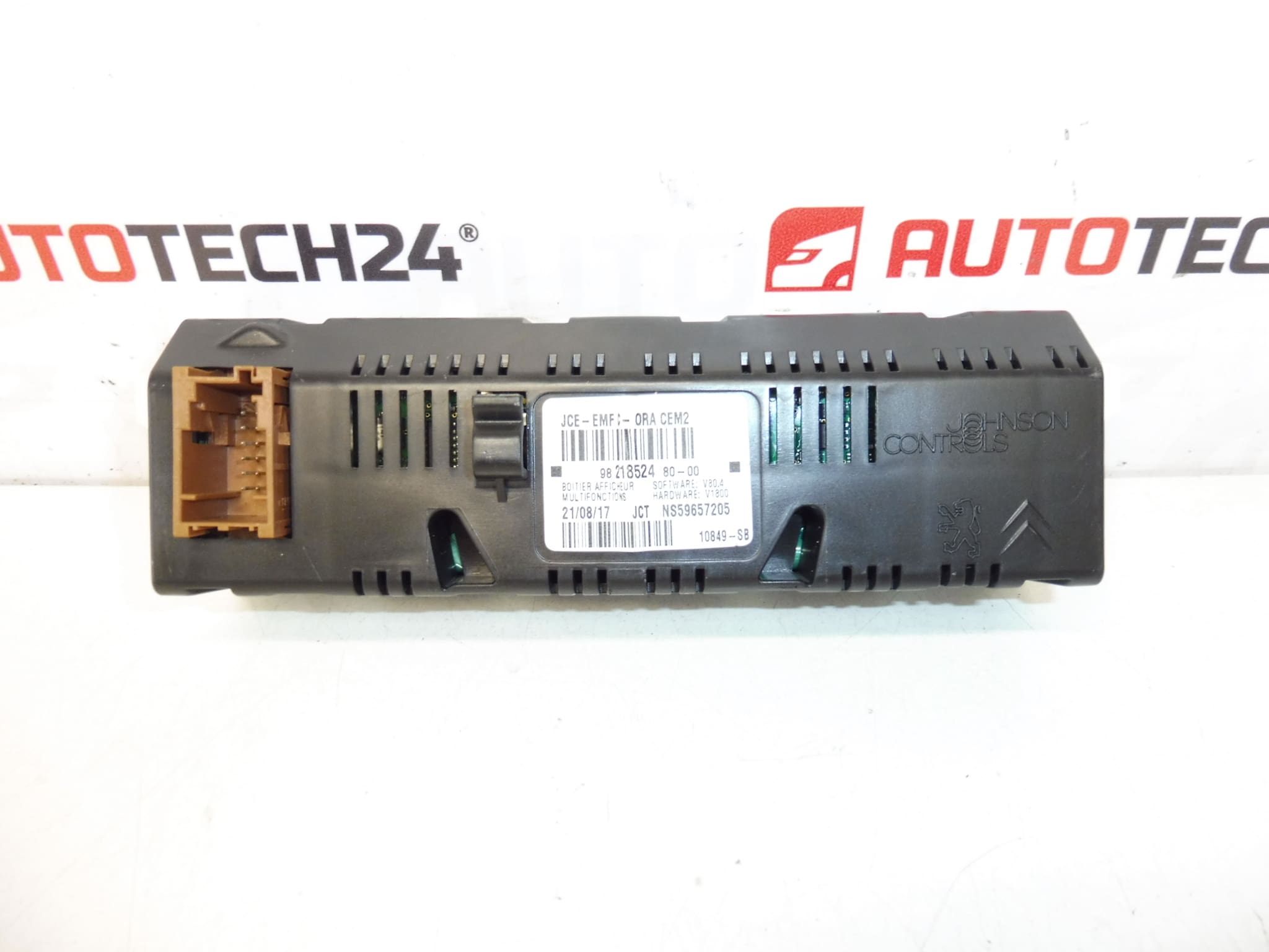 Display För Radio Och Dator Peugeot 407 9821852480 659349 - Bild 2