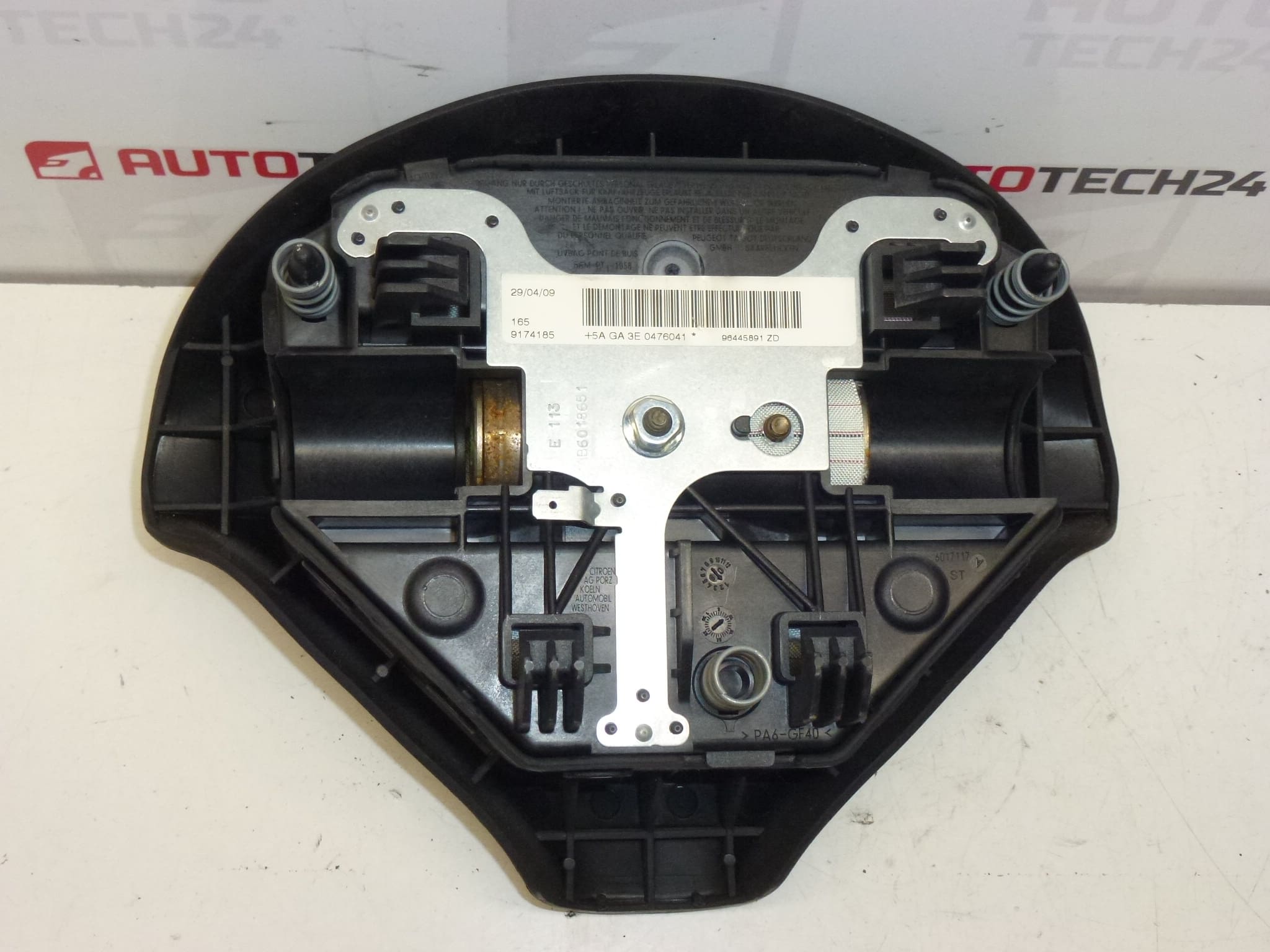 Airbag i ratt Peugeot 407 96445891ZD 4112HA - Bild 2