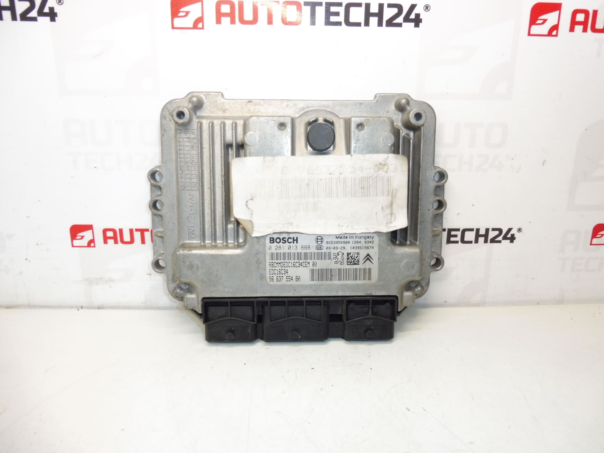 ECU Citroën Peugeot Bosch EDC16C34 9663755480 0281013868 1942