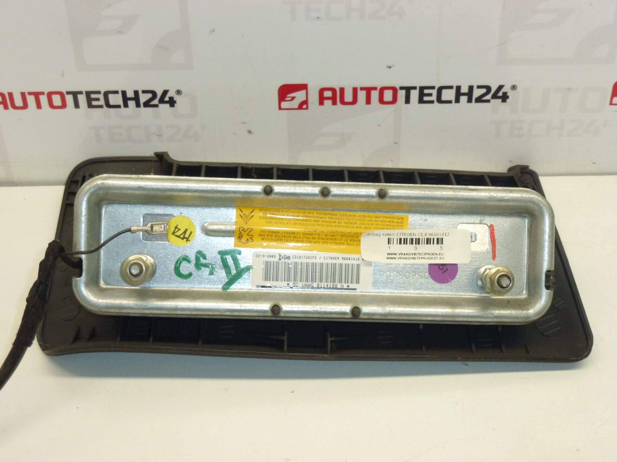 Krockkudde för knä mörkgrå Citroën C5 96501412 8216EP - Bild 2