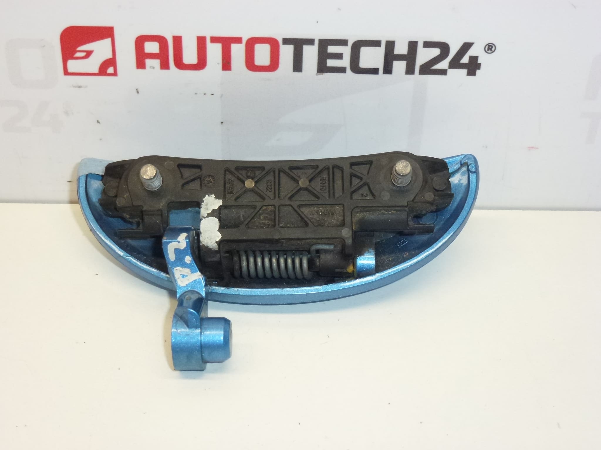 Höger bakdörrhandtag Citroën C1 Peugeot 107 blå metallic 9101AN - Bild 2