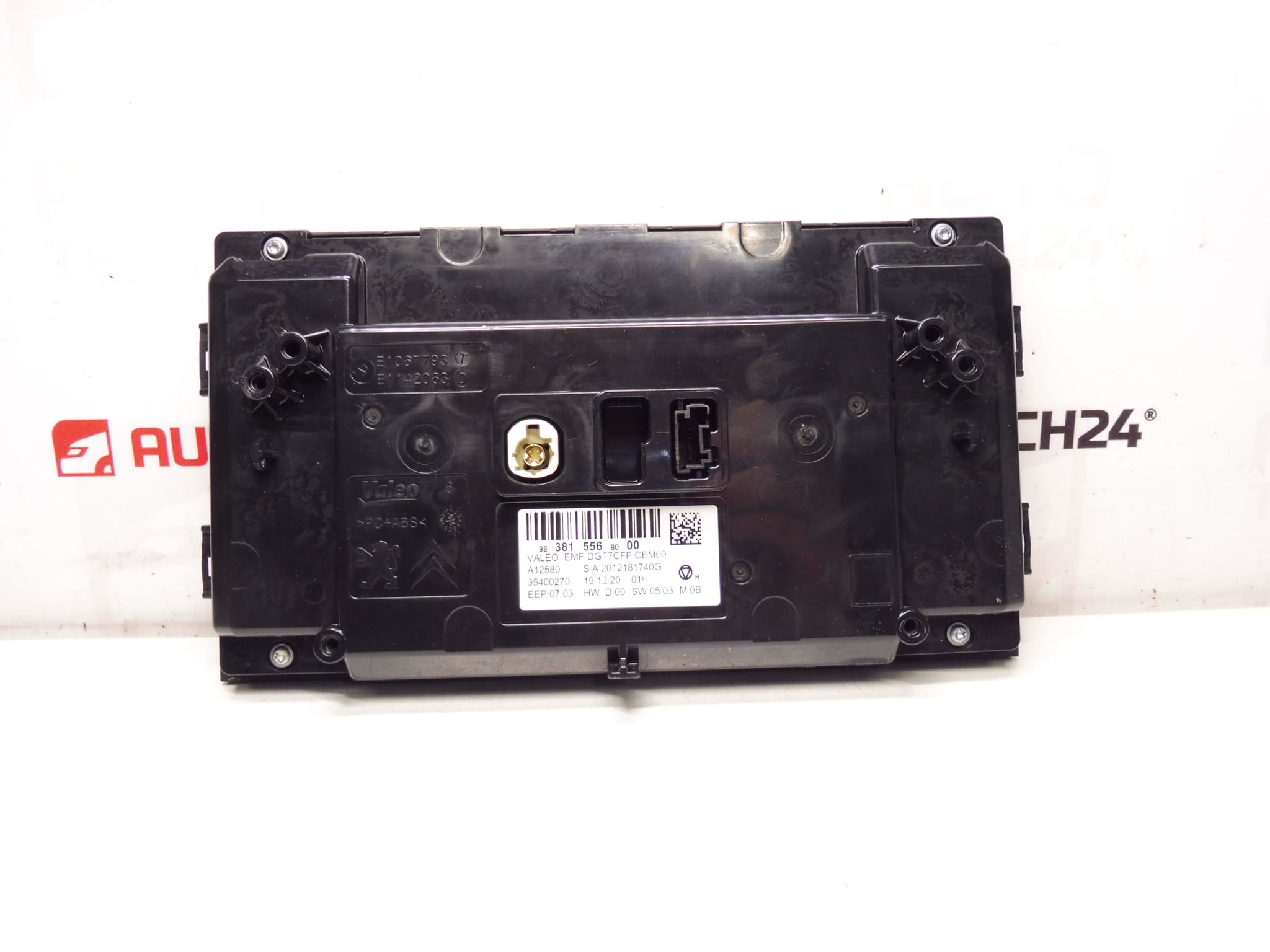 Peugeot 308 T9 luftkonditionering datorradio display 9838155680 - Bild 2
