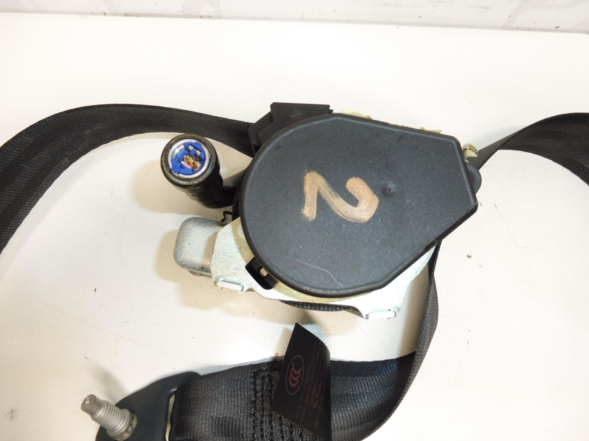 Höger pyrobälte säkerhetsbälte Peugeot 207 96869044XX 8975JY