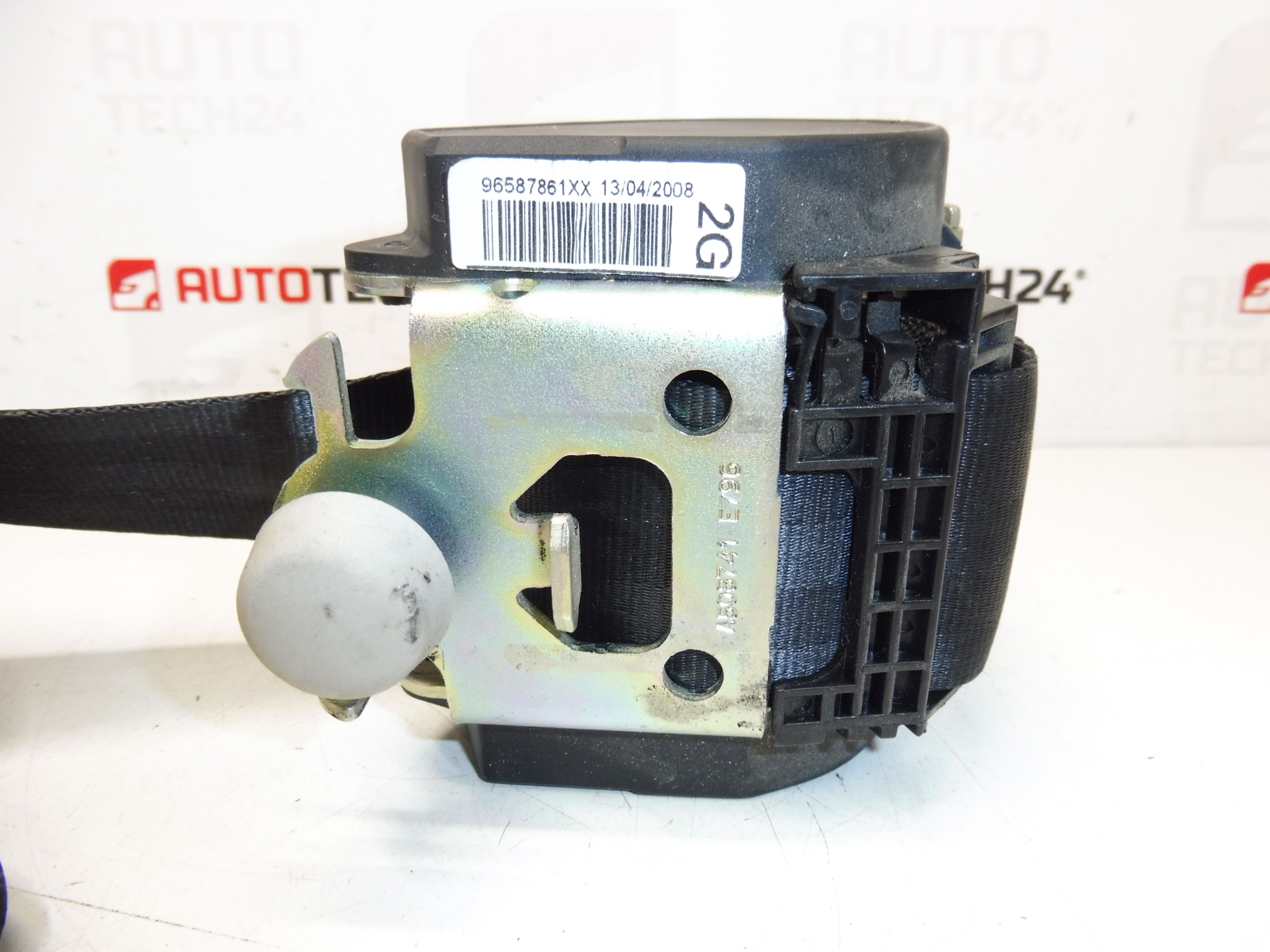 Vänster bakre säkerhetsbälte Peugeot 207 96587861XX 8975J9