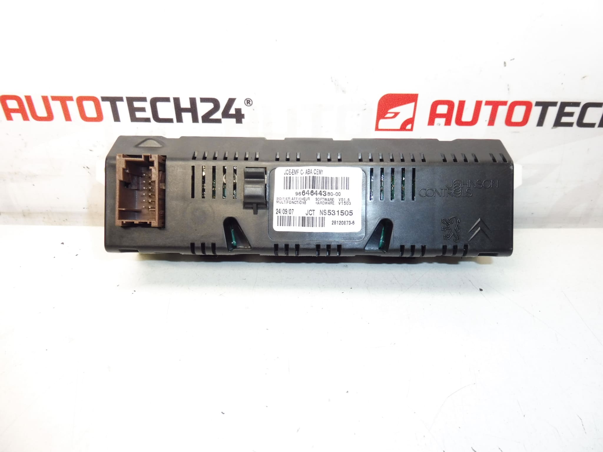 Display Citroën C4 9664644380-00 659358 - Bild 2