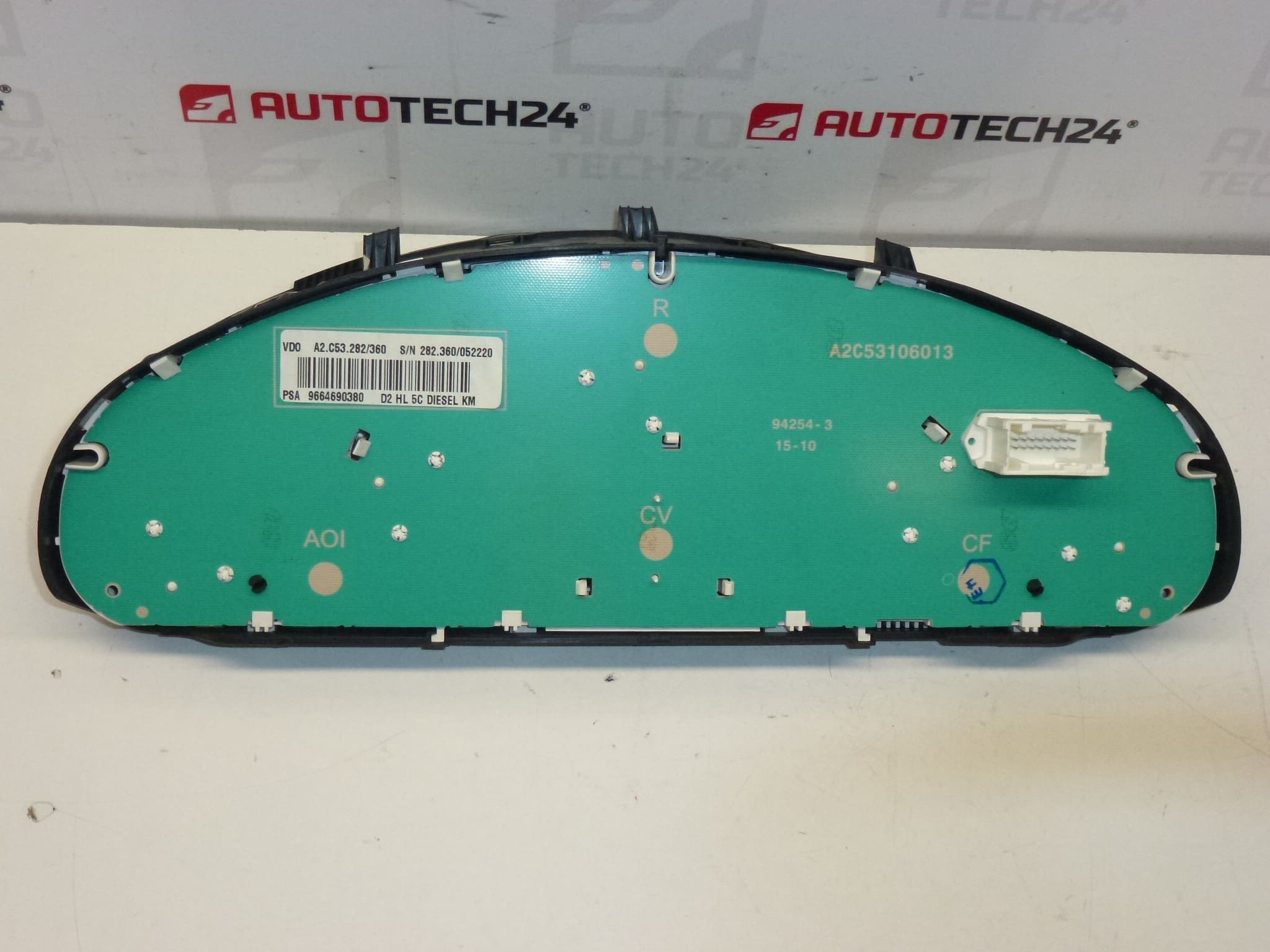 Hastighetsmätare Peugeot 407 203000 km 9664690380 610395 - Bild 2