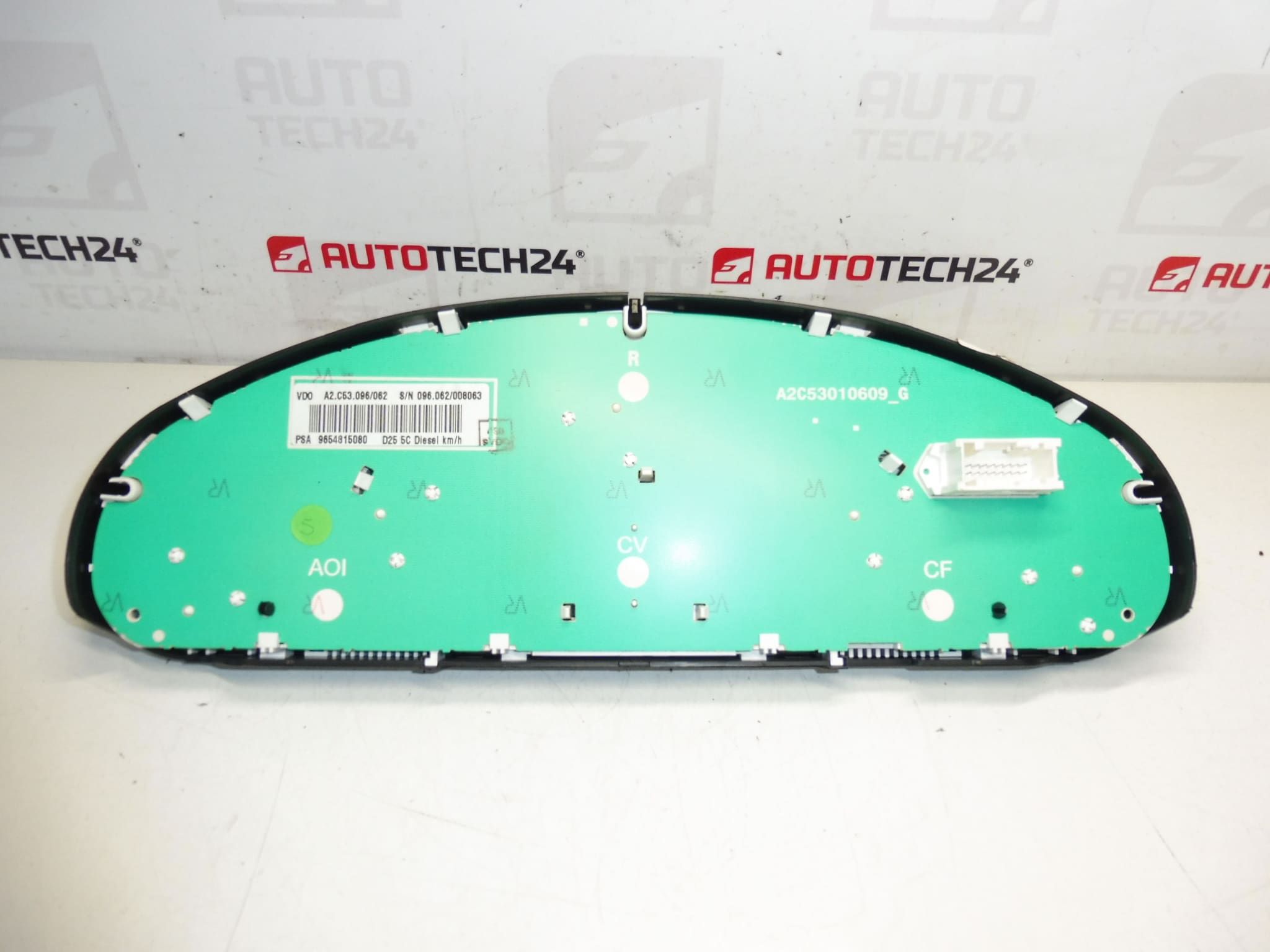 Hastighetsmätare Peugeot 407 280 000 km 9654815080 610396 - Bild 2