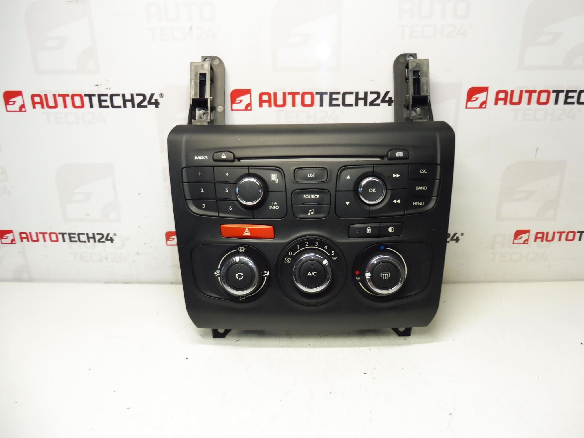 Multifunktionspanel Citroën C4 II 9666395977 6155HR