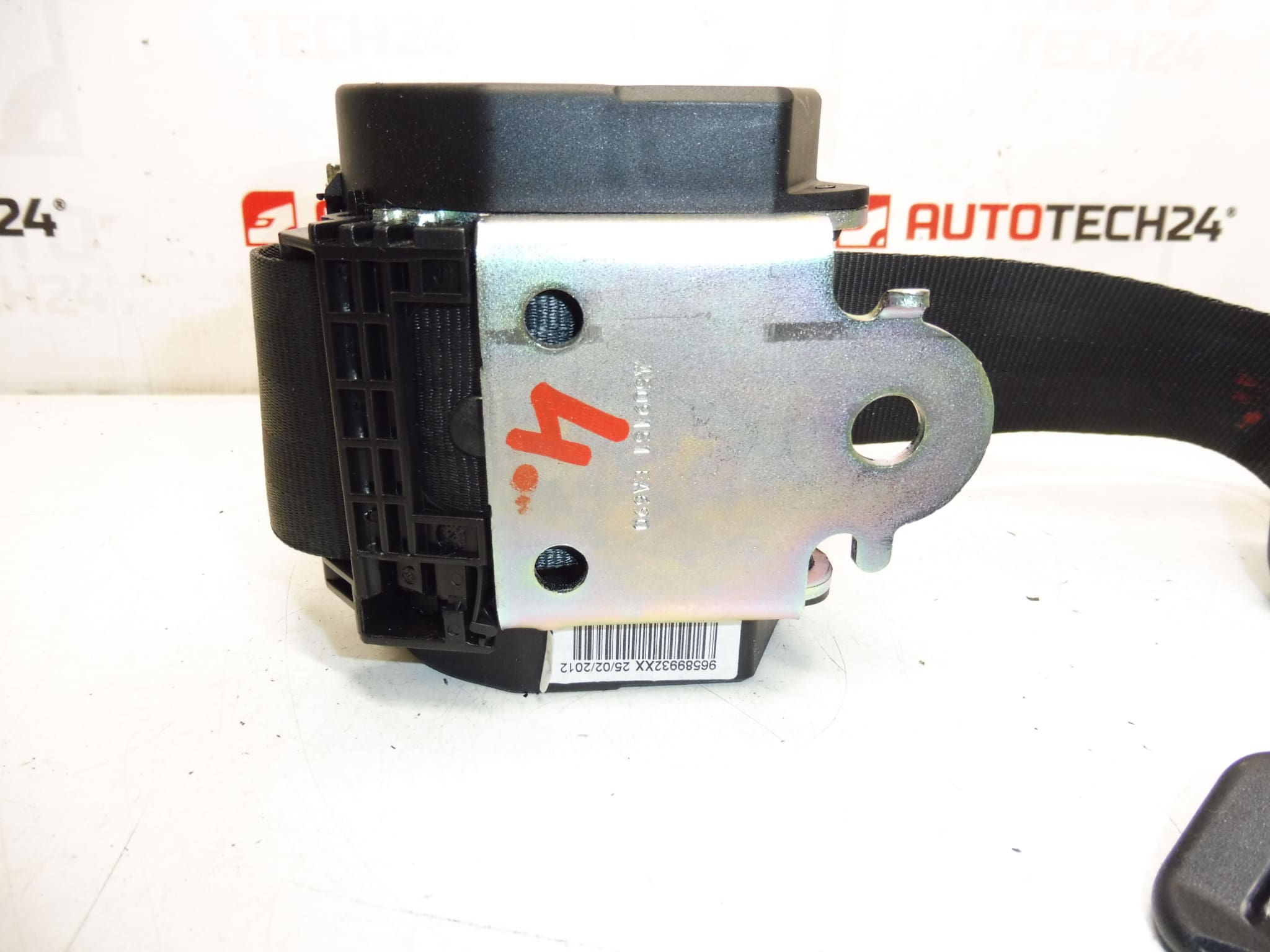 Säkerhetsbälte bak Peugeot 308 96589932XX 8975L9 - Bild 2