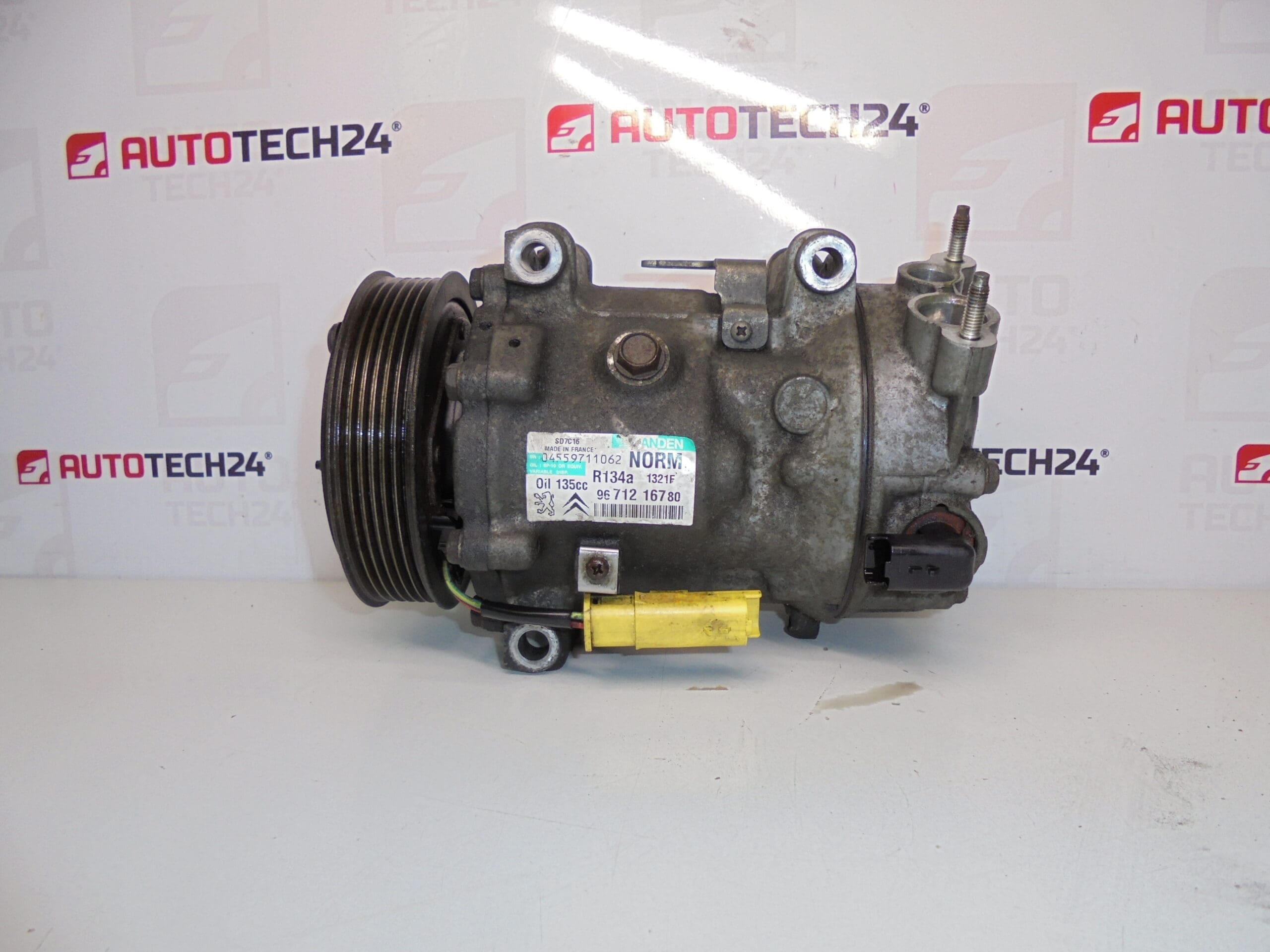 Luftkonditioneringskompressor Sanden SD7C16 1321F 9671216780 9825868180 648734