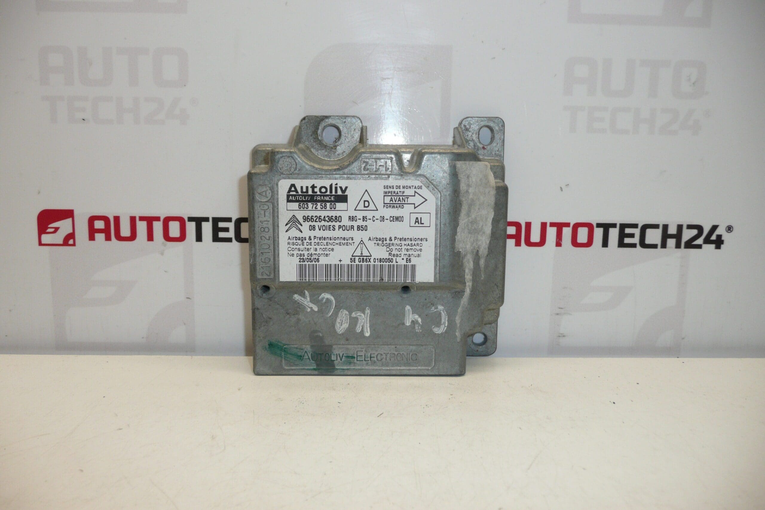 Citroën C4 krockkuddeenhet 9662643680 654633