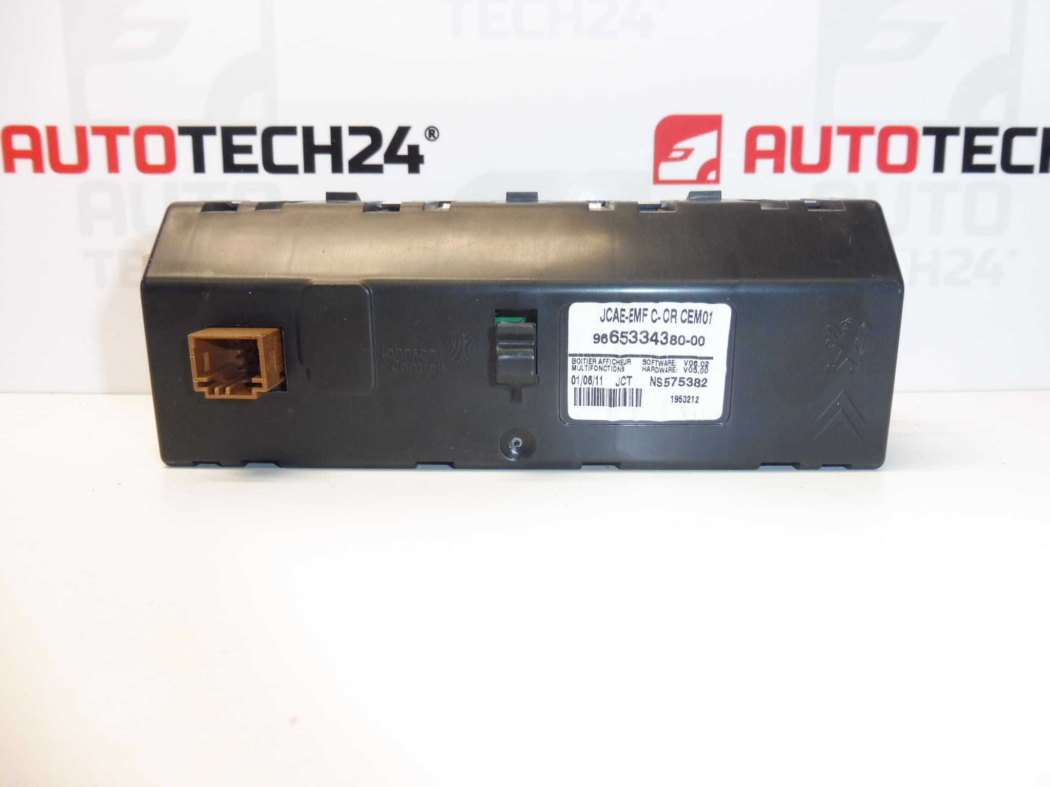 Citroen C4 II datorradioskärm 9665334380 6155HW - Bild 2