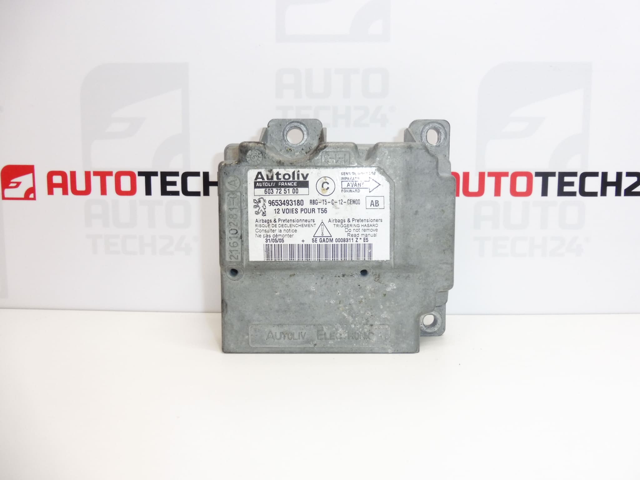 Airbagstyrenhet Autoliv Peugeot 307 CC 9653493180 6545HG