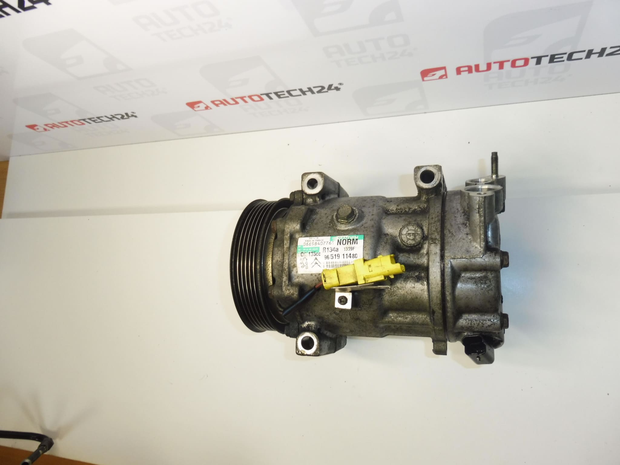 Klimakompressor Sanden SD7C16 1309f 9651911480 - Bild 2